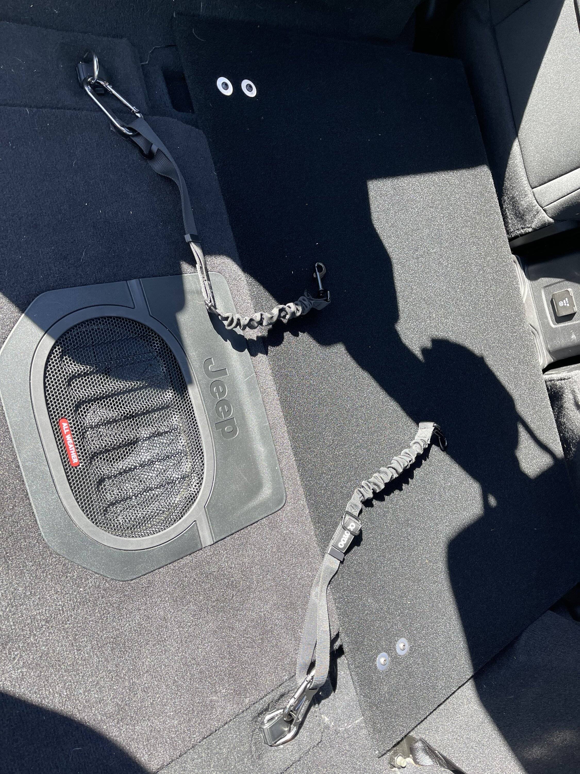 Jeep Wrangler JL DIY 2 Door Storage Plate System tether