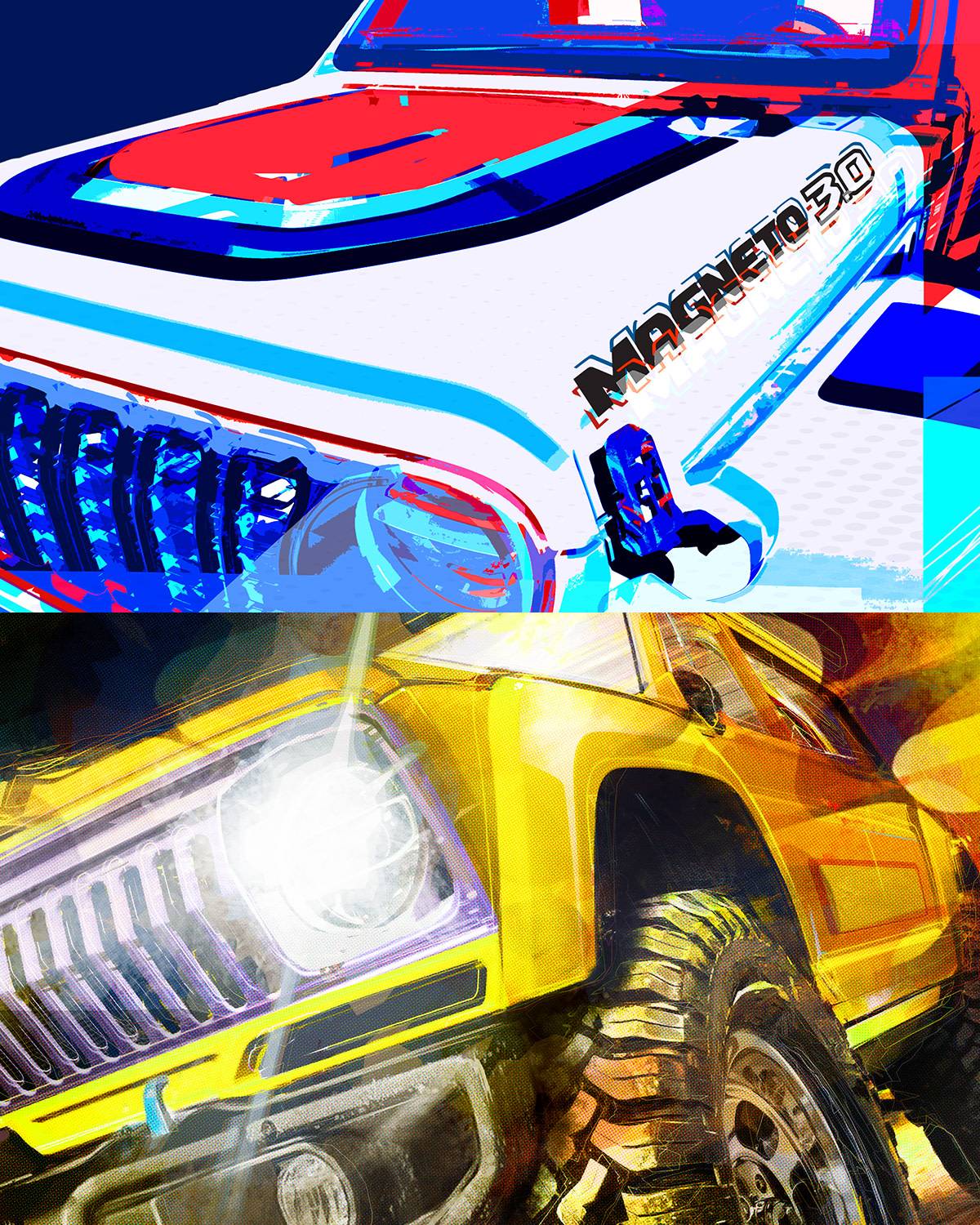 Jeep Wrangler JL Magneto 3.0 EV Wrangler Revealed in Latest Teaser For Easter Jeep Safari 2023 - Teaser Round #3 Fr6Ber9XsAIhIb-