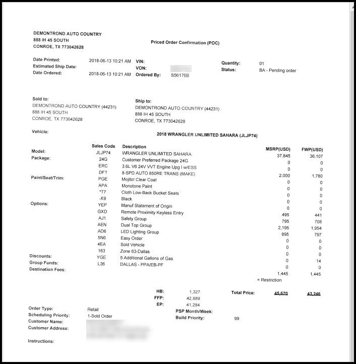 Jeep Wrangler JL DeMontrond Conroe, TX (6% below invoice) Demontrond_POC