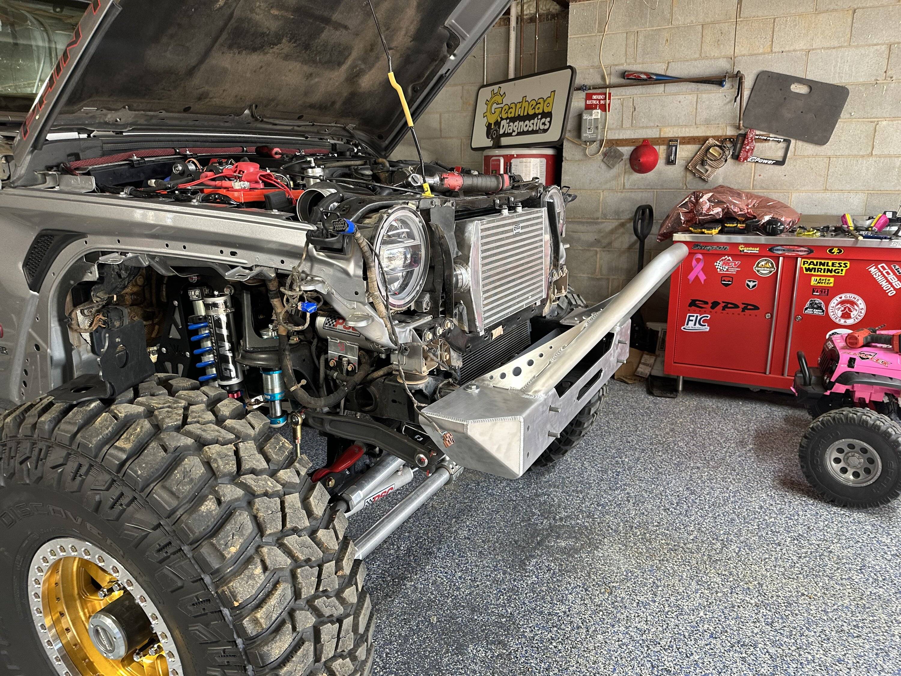 Jeep Wrangler JL GenRight Front Bumper w/Winch Plate Install 239D1278-9429-4F7B-BD5D-02CBAD7C3A40