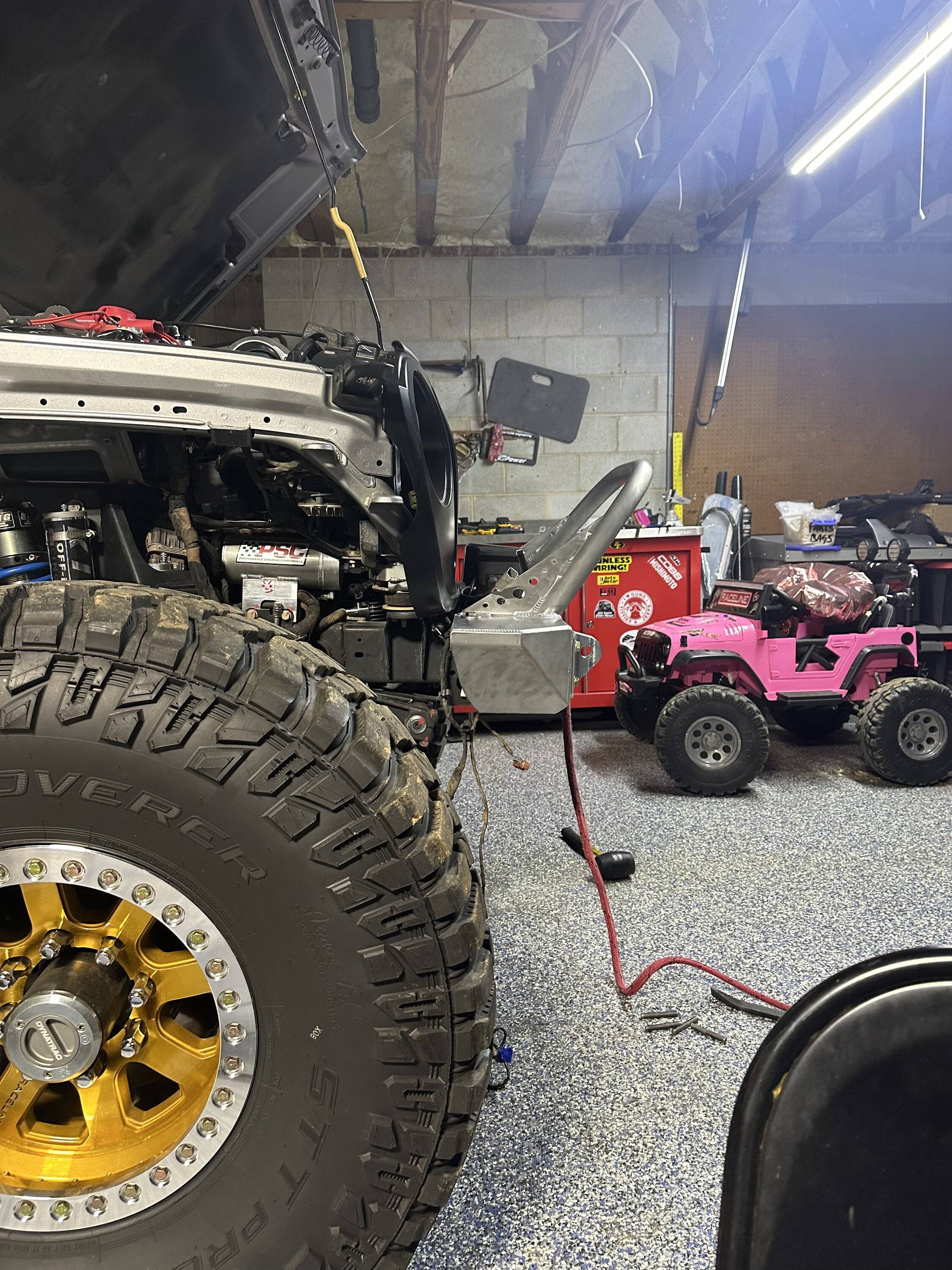 Jeep Wrangler JL GenRight Front Bumper w/Winch Plate Install 0A159CD7-F8F8-4AB2-A027-4746BBBCD578