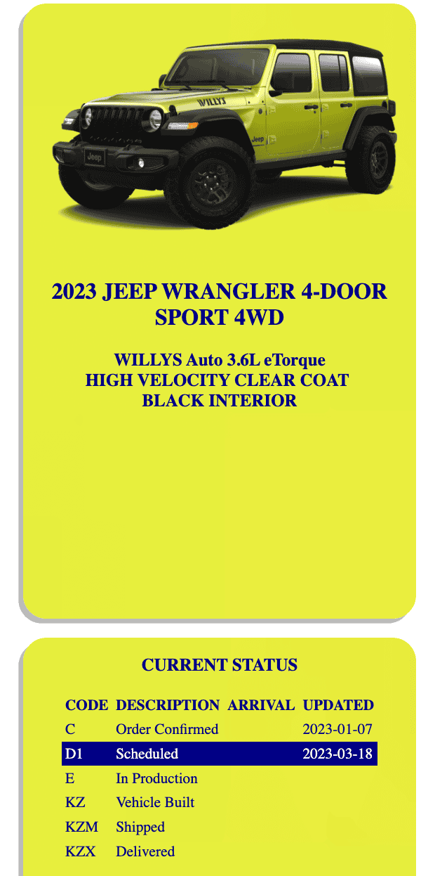 Jeep Wrangler JL 2023 Orders - Check in here Screenshot 2023-03-27 at 10.04.15 AM