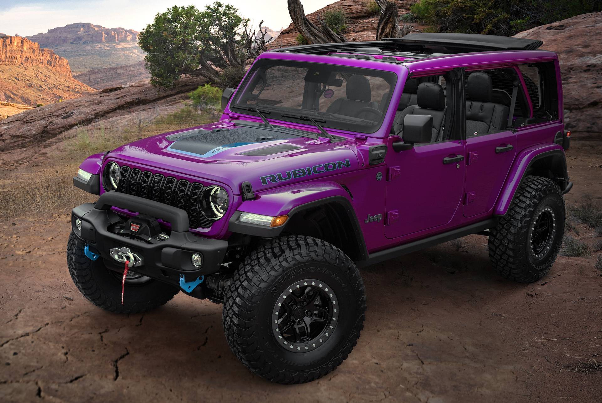 Jeep Wrangler JL Jeep Unveils 7 Easter Jeep Safari 2023 Concept Vehicles [Updated w/ Videos] jeep-wrangler-rubicon-4xe-concept_100879553_h