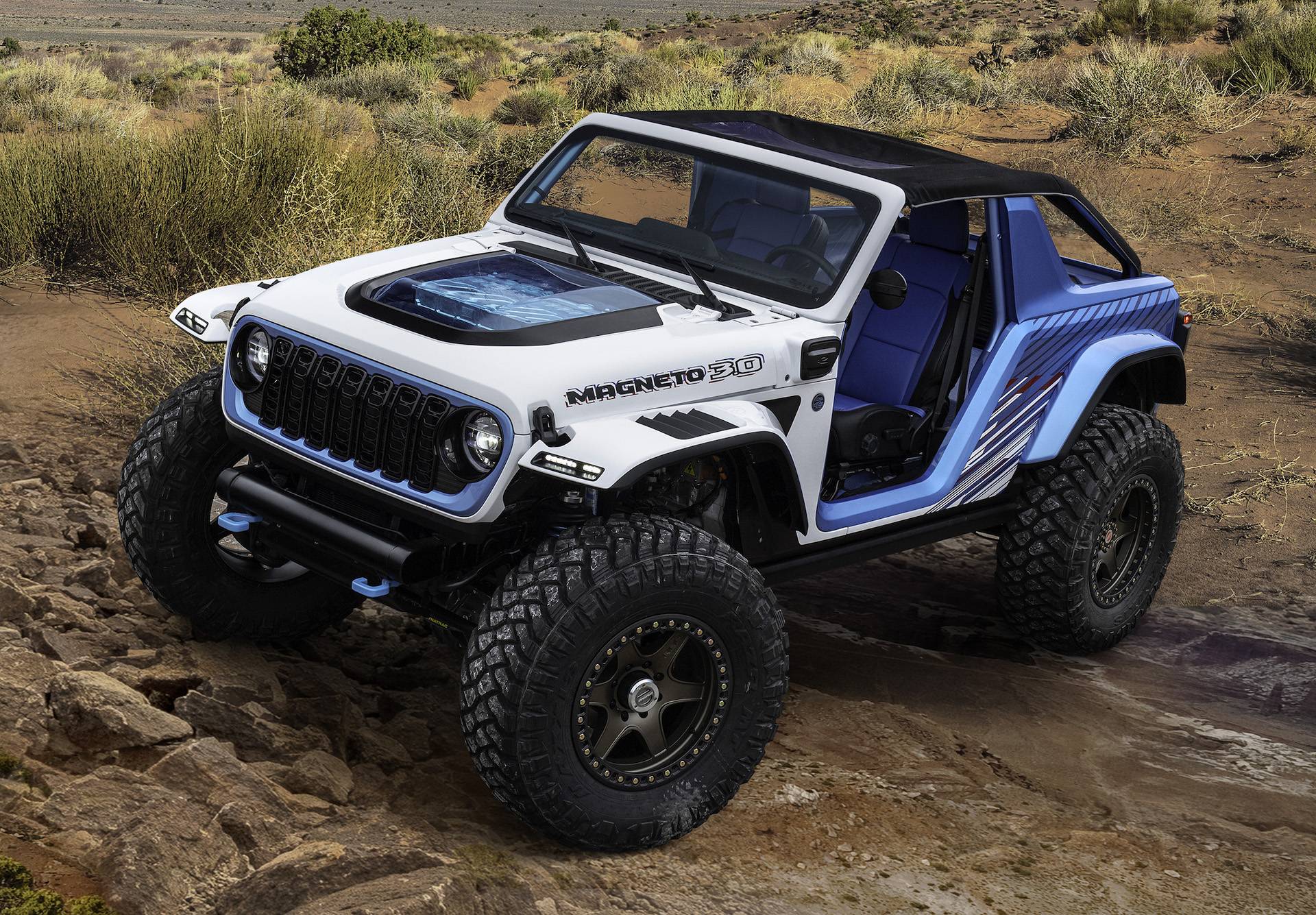 Jeep Wrangler JL Jeep Unveils 7 Easter Jeep Safari 2023 Concept Vehicles [Updated w/ Videos] jeep-wrangler-magneto-3-0-concept_100879549_h