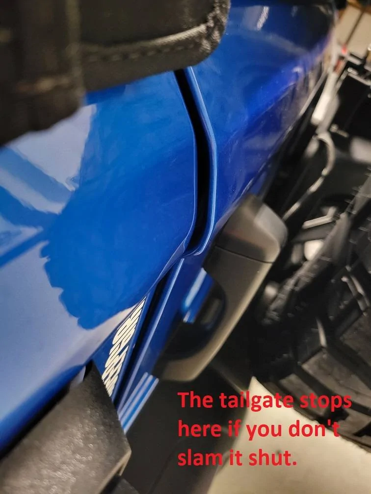 Jeep Wrangler JL Tailgate Hanging Low, Adjustment? 20230330_155711