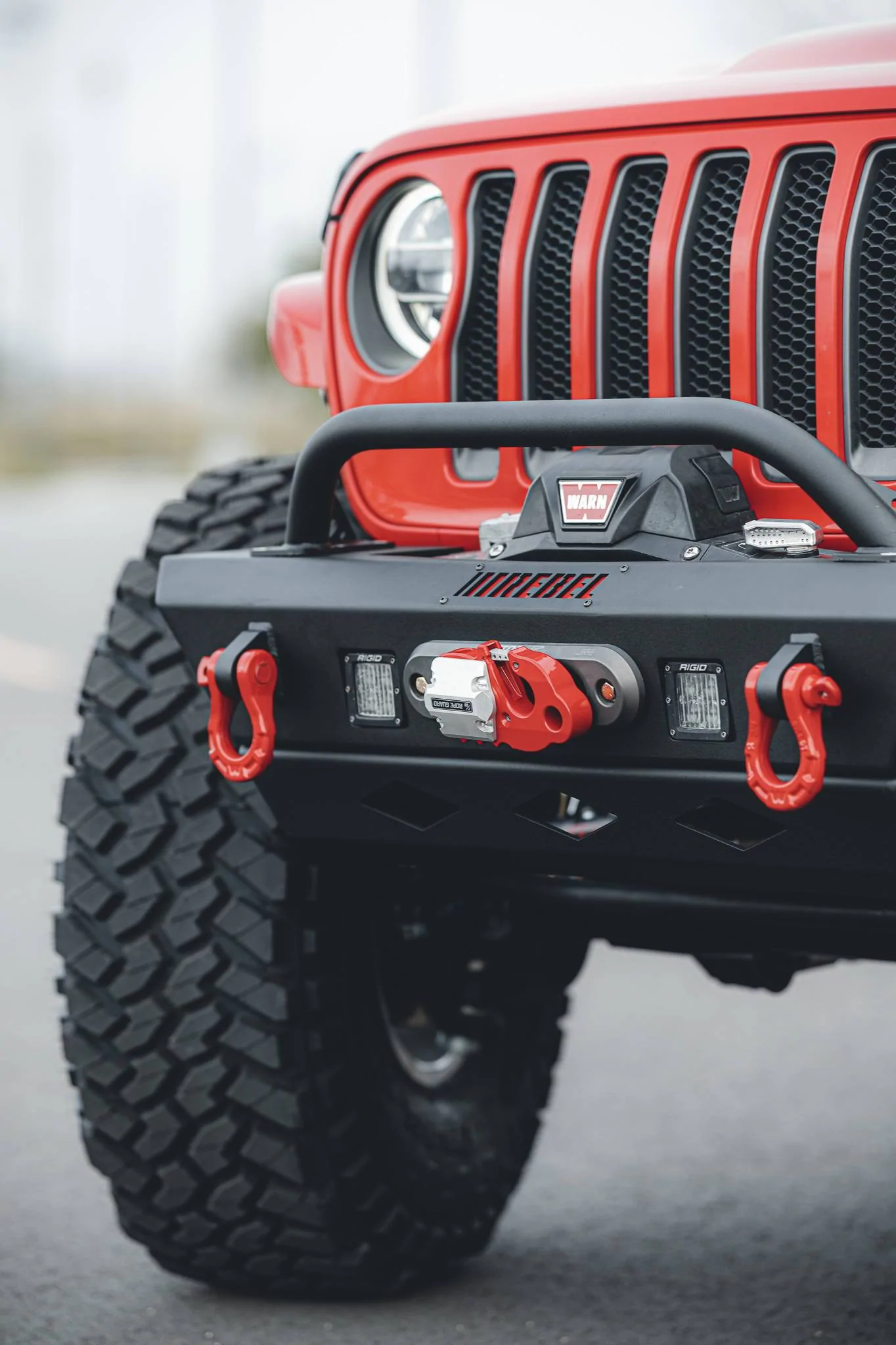 Jeep Wrangler JL INFERNO UNLEASHED: JEEP WRANGLER TRANSFORMATION BY REBEL OFF ROAD lighter