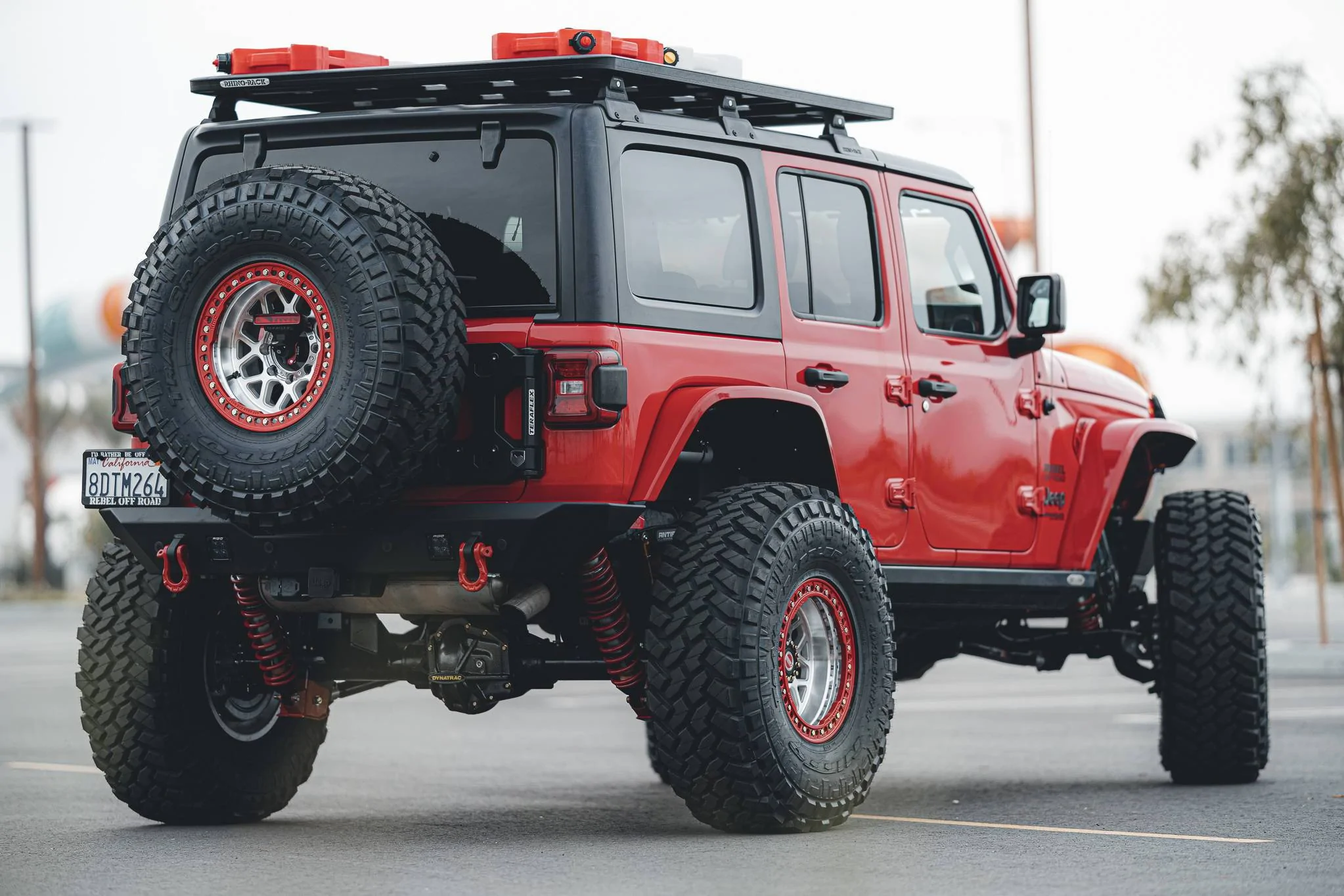Jeep Wrangler JL INFERNO UNLEASHED: JEEP WRANGLER TRANSFORMATION BY REBEL OFF ROAD lighter