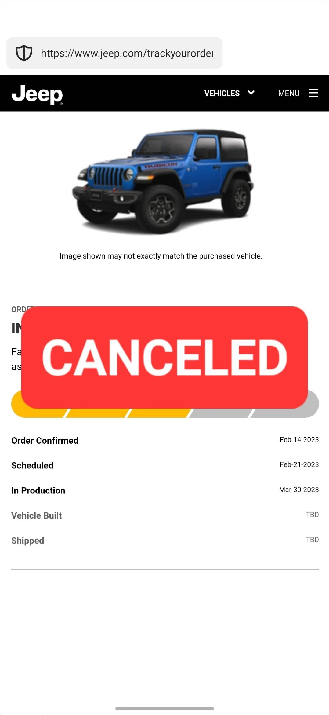 Jeep Wrangler JL 2023 Waiting/Venting Room tem