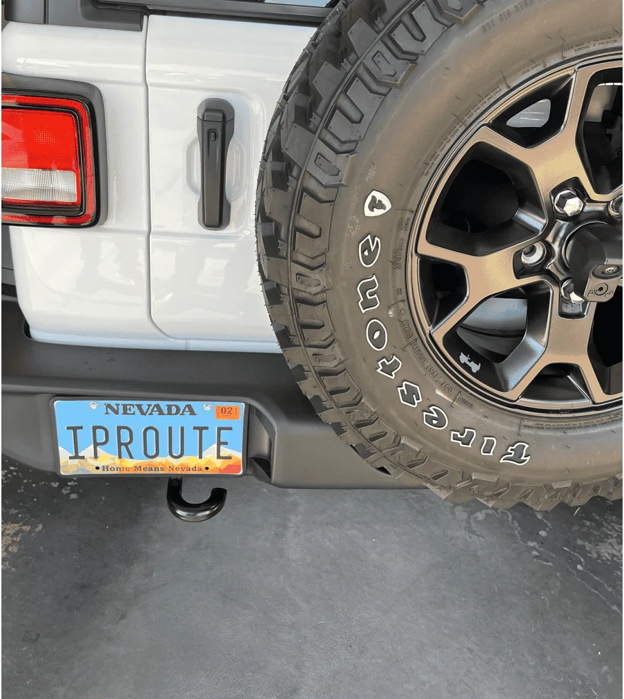 Jeep Wrangler JL Lets see those personalized plates!!! 1680394901107