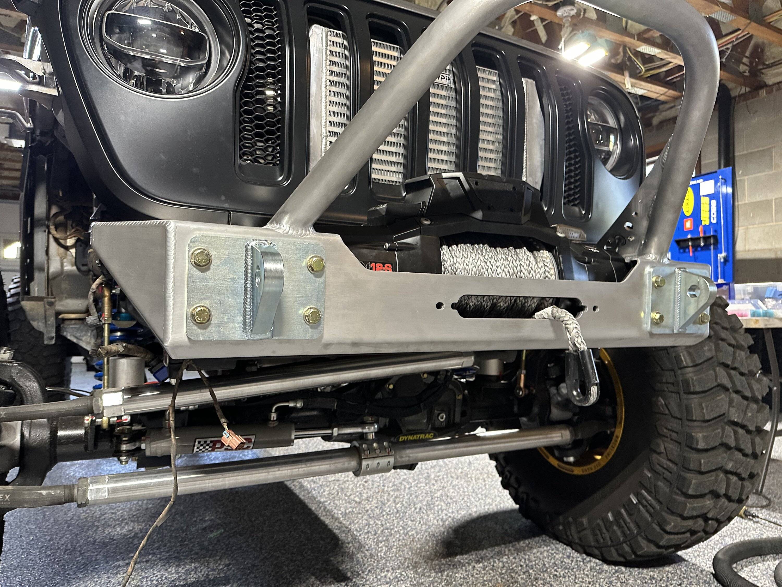 Jeep Wrangler JL GenRight Front Bumper w/Winch Plate Install E590E129-BA5D-4DED-9D0E-B1394B4D1A88