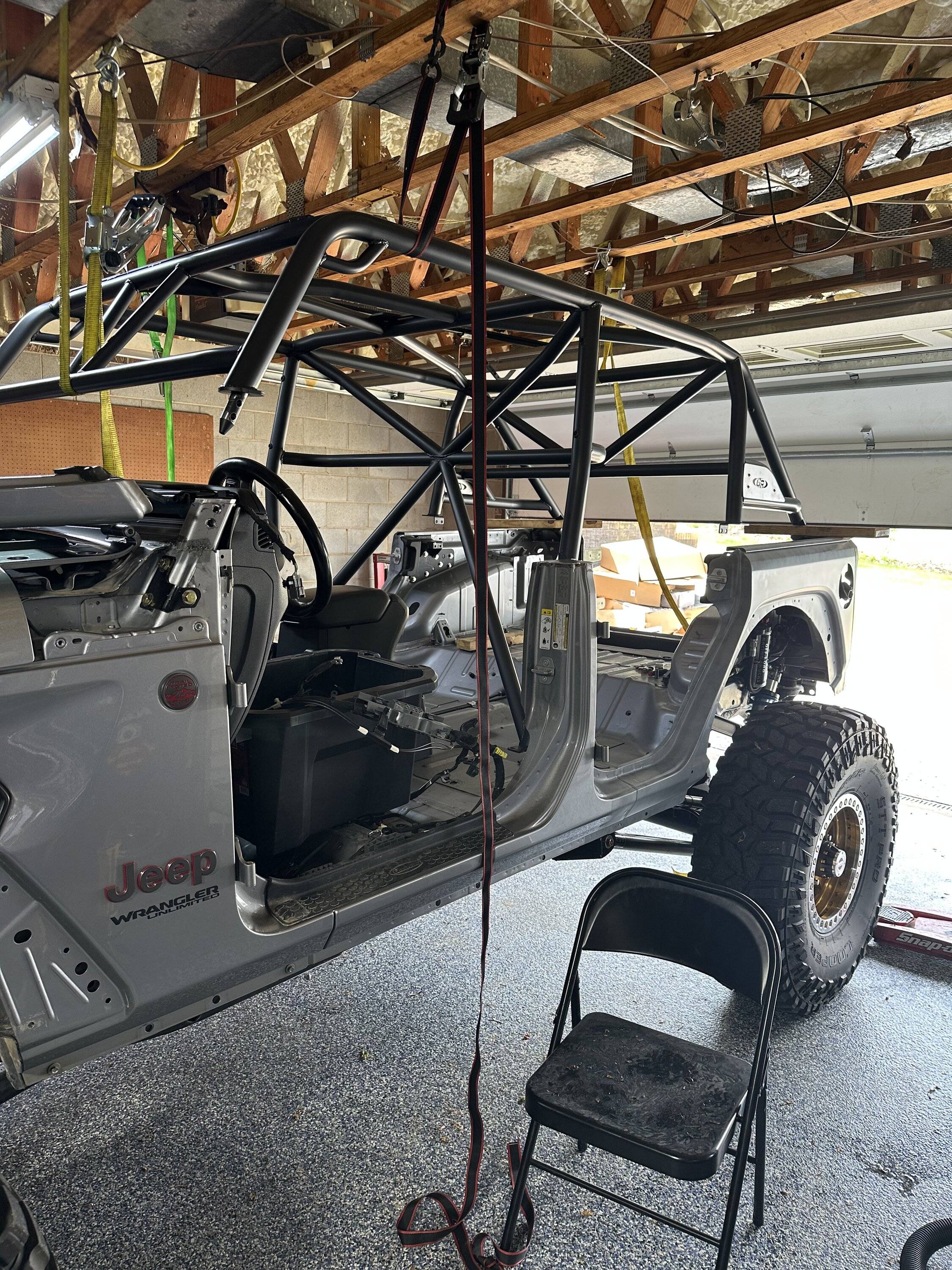 Jeep Wrangler JL GenRight Roll Cage Install 4C8B46BE-A6CC-422B-B177-0F604C830282
