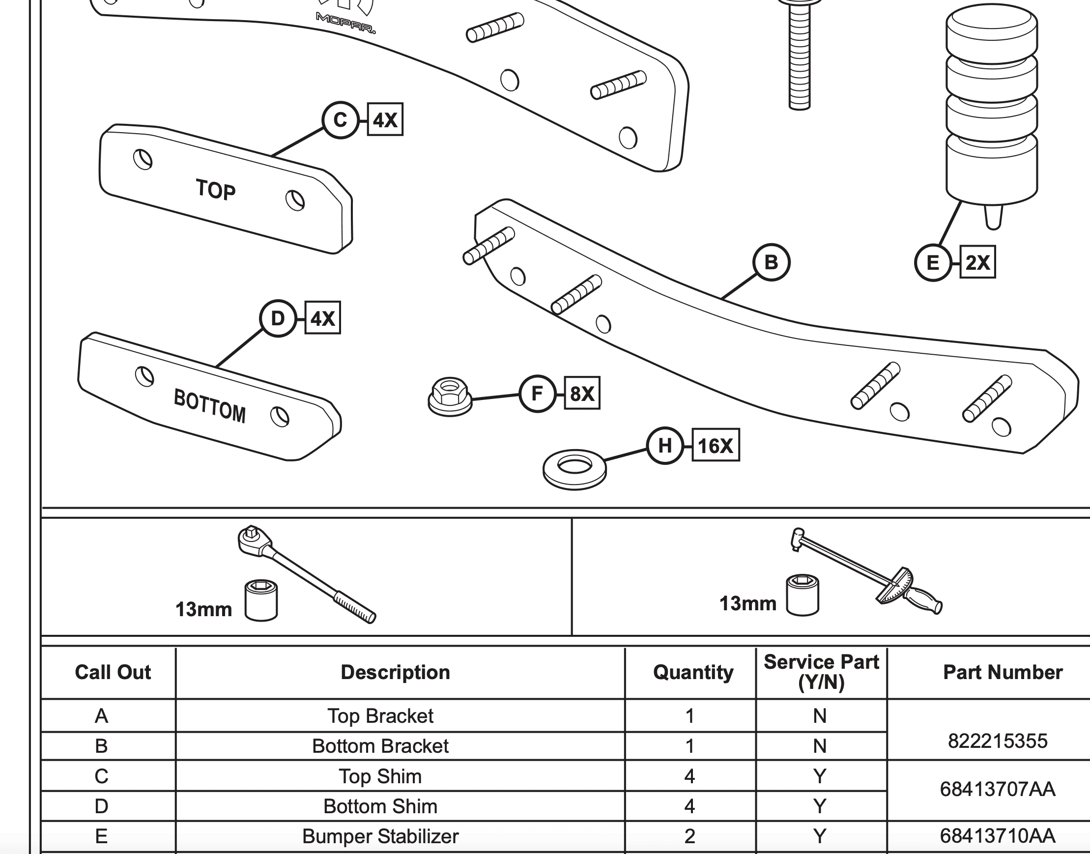 Jeep Wrangler JL Extending the spare tire bump stops Screenshot 2023-04-03 at 12.11.25 AM