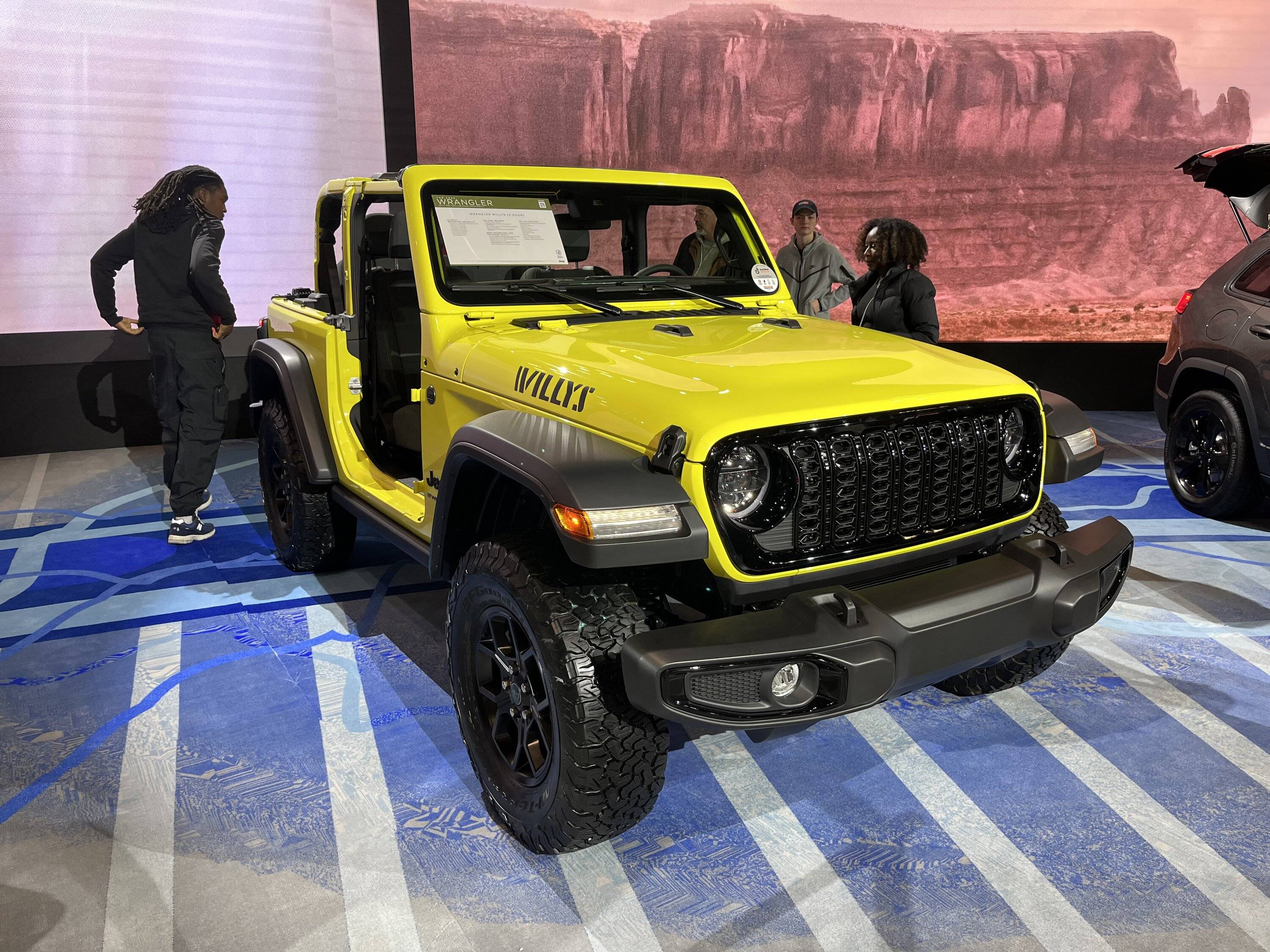 Jeep Wrangler JL My 2024 Wrangler Rubicon & Willys photos from NY Auto Show IMG_1942