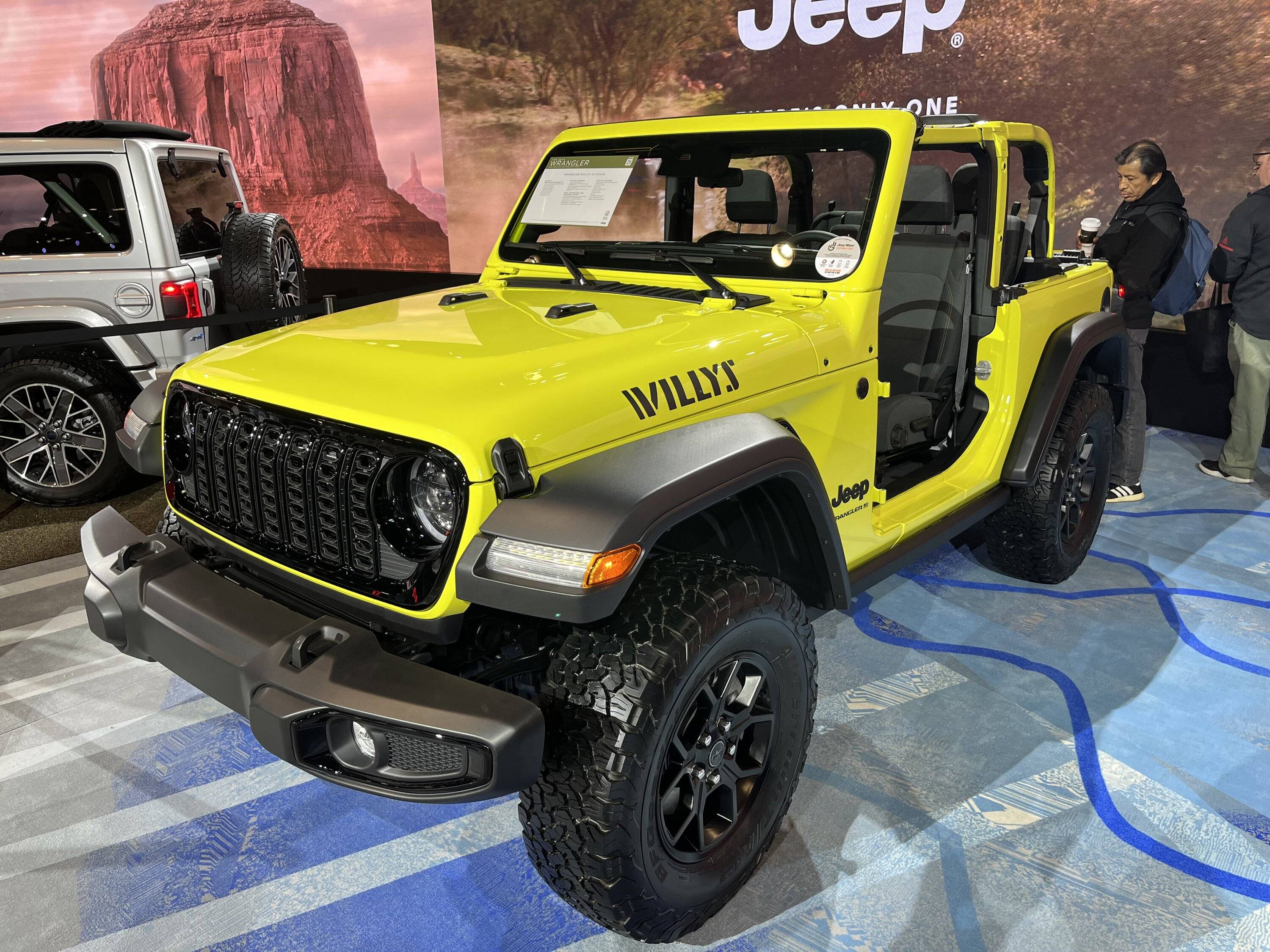 Jeep Wrangler JL My 2024 Wrangler Rubicon & Willys photos from NY Auto Show IMG_1944