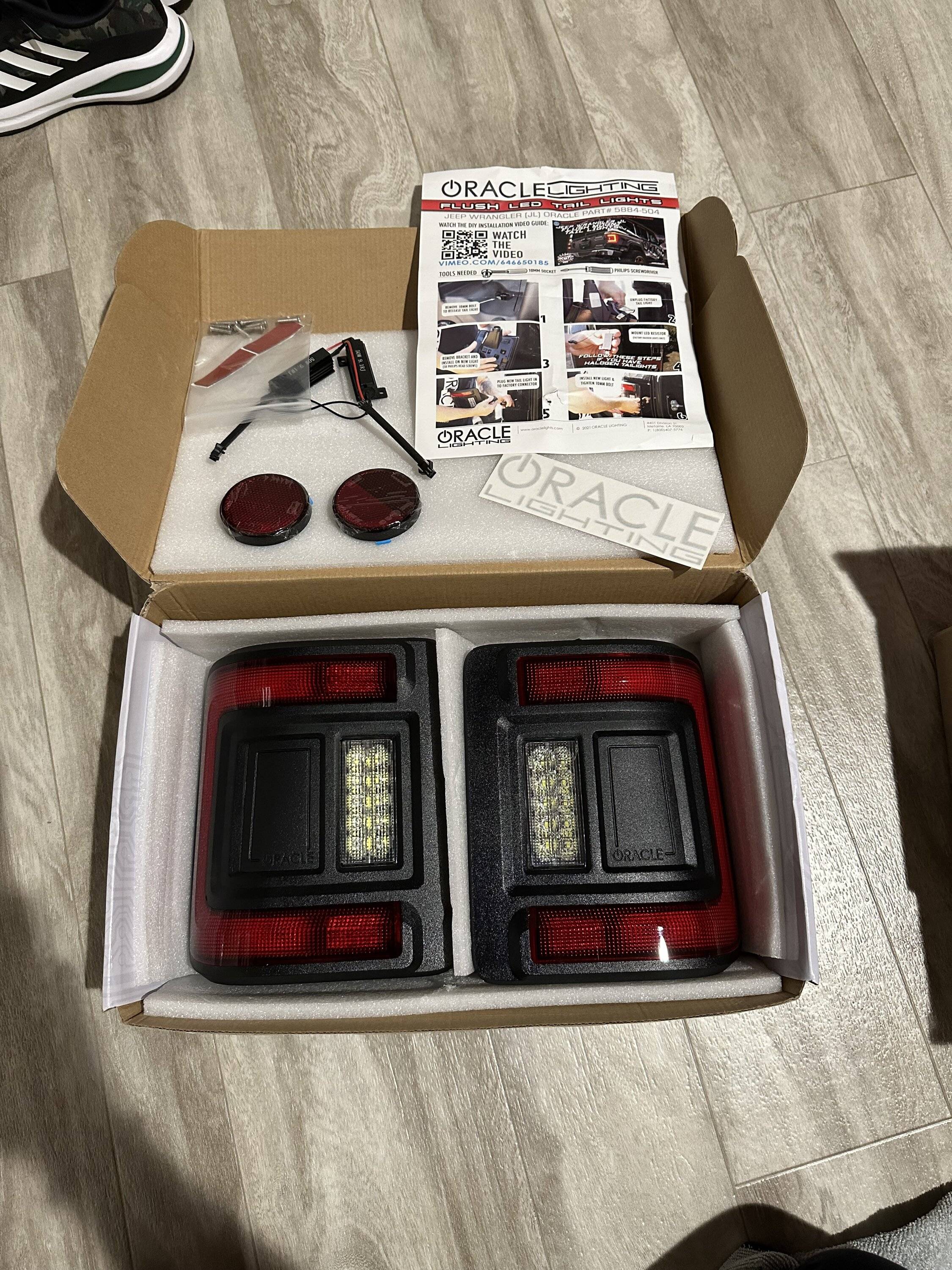 Jeep Wrangler JL Oracle flush mounts IMG_3556