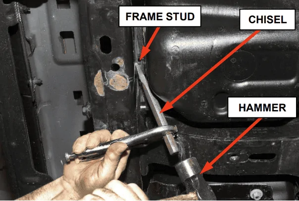 Jeep Wrangler JL 2-door only frame stud recall 1681229930626