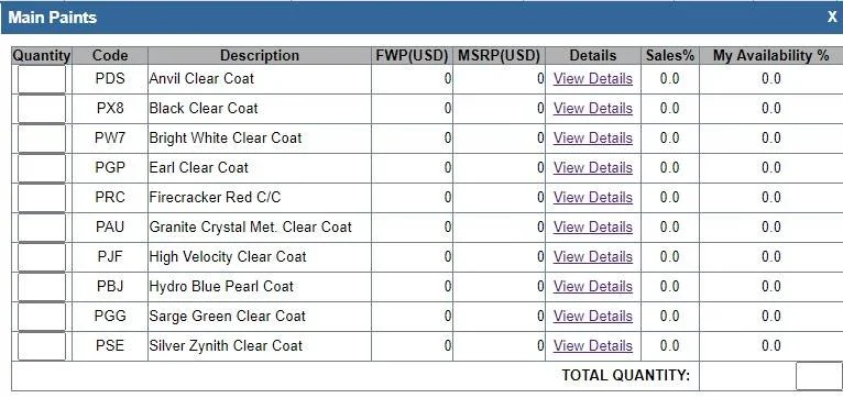 Jeep Wrangler JL 2024 Jeep Order Guide / Model Summary (With Updated Wrangler Facelift Model) 2024 colors