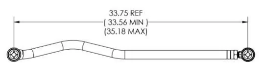 Jeep Wrangler JL Track bar hitting secter shaft brace 1
