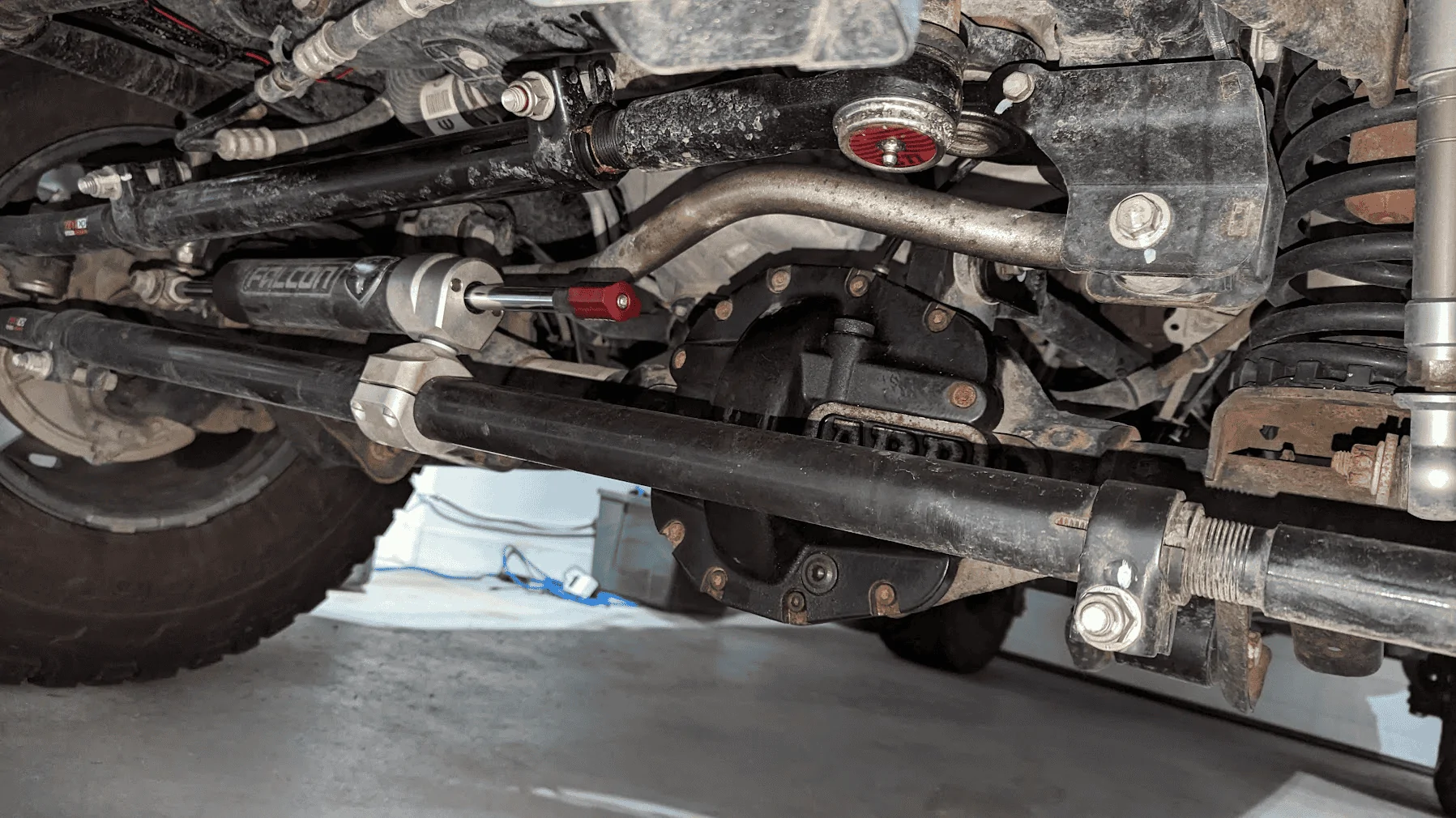 Jeep Wrangler JL Track bar hitting secter shaft brace 1681409392770