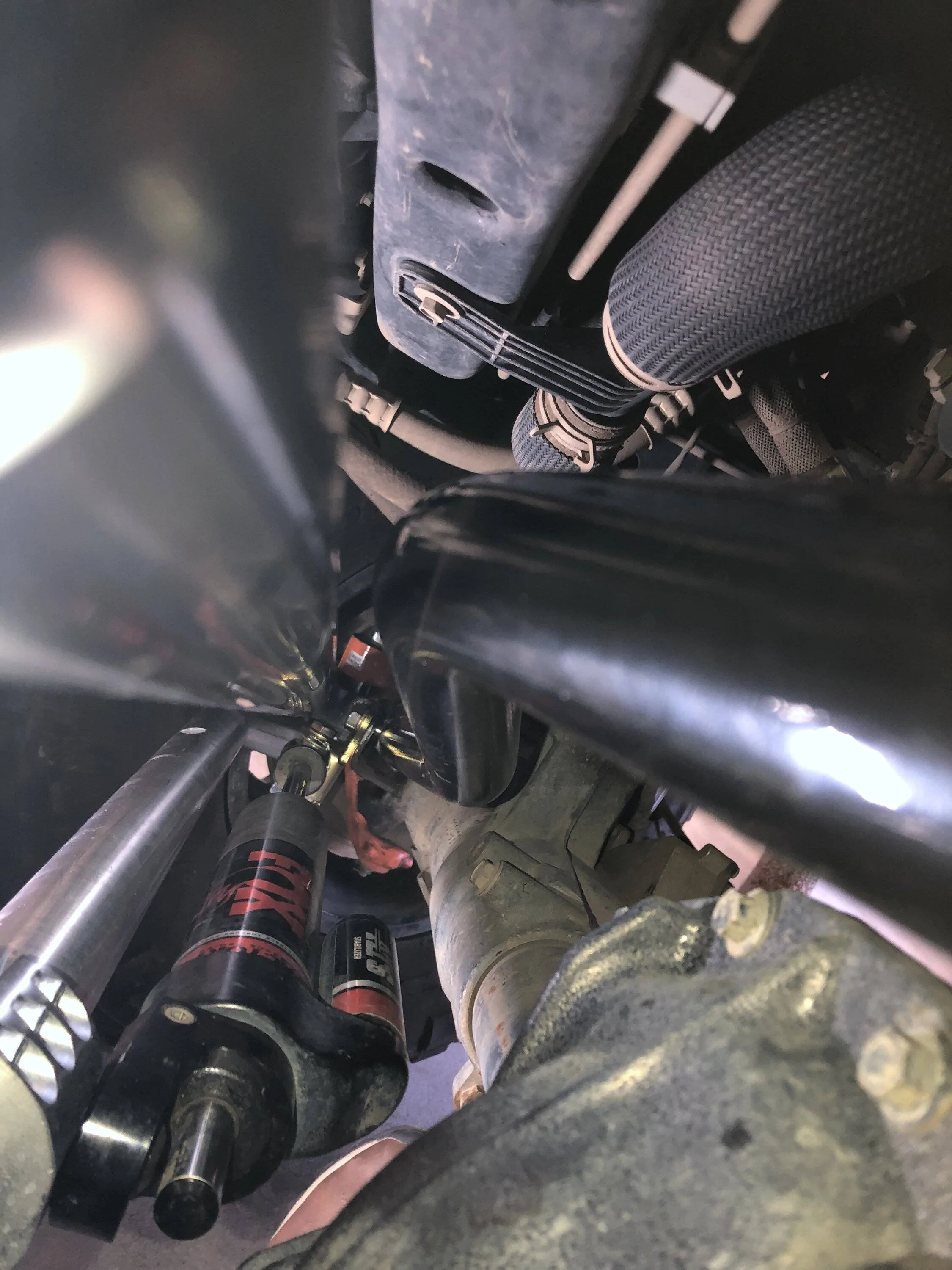 Jeep Wrangler JL Track bar hitting secter shaft brace F1A7D0F8-D377-4102-B6ED-F60F9072BBE2