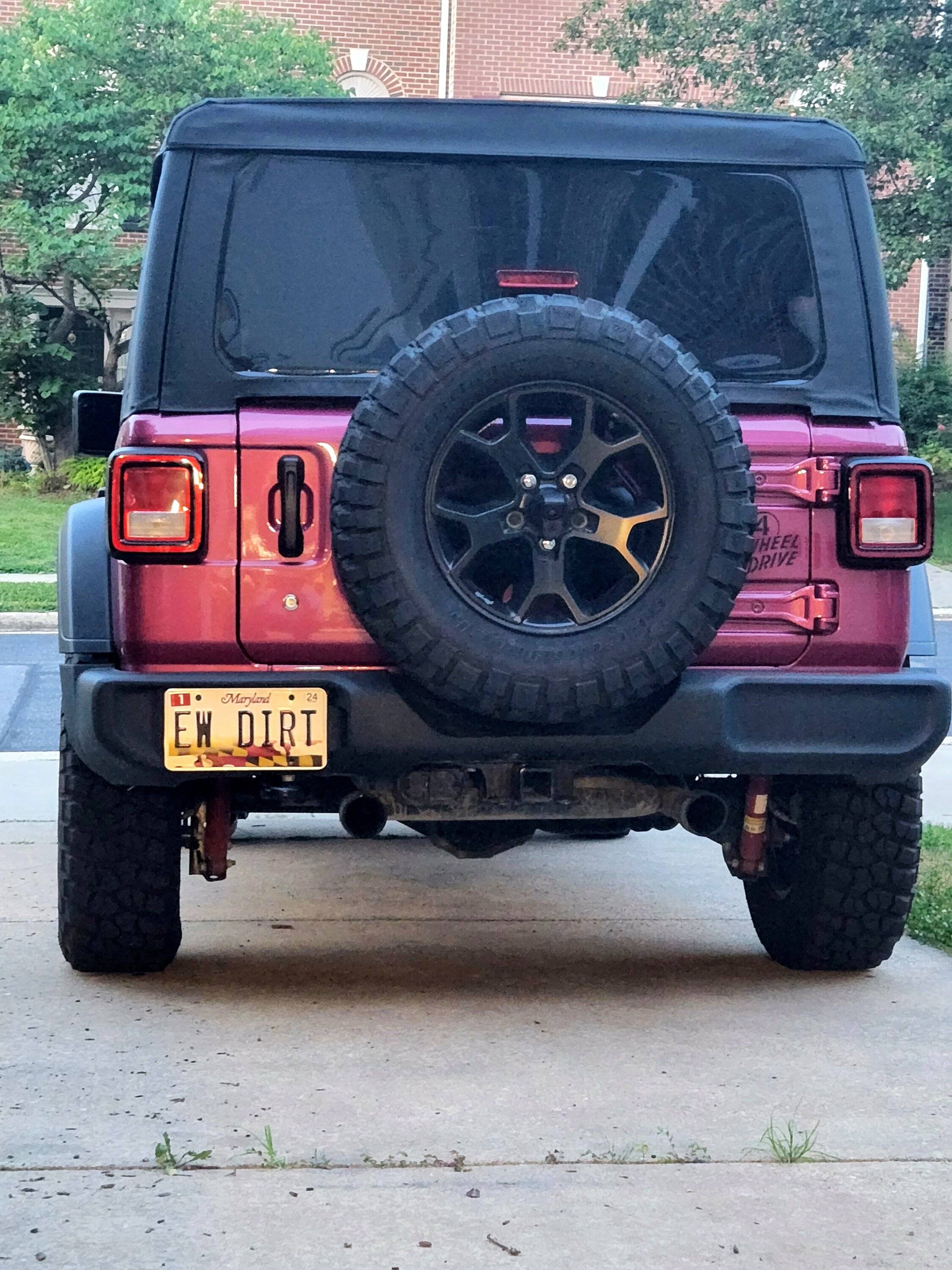 Jeep Wrangler JL Best ever license plate? 20220715_204052