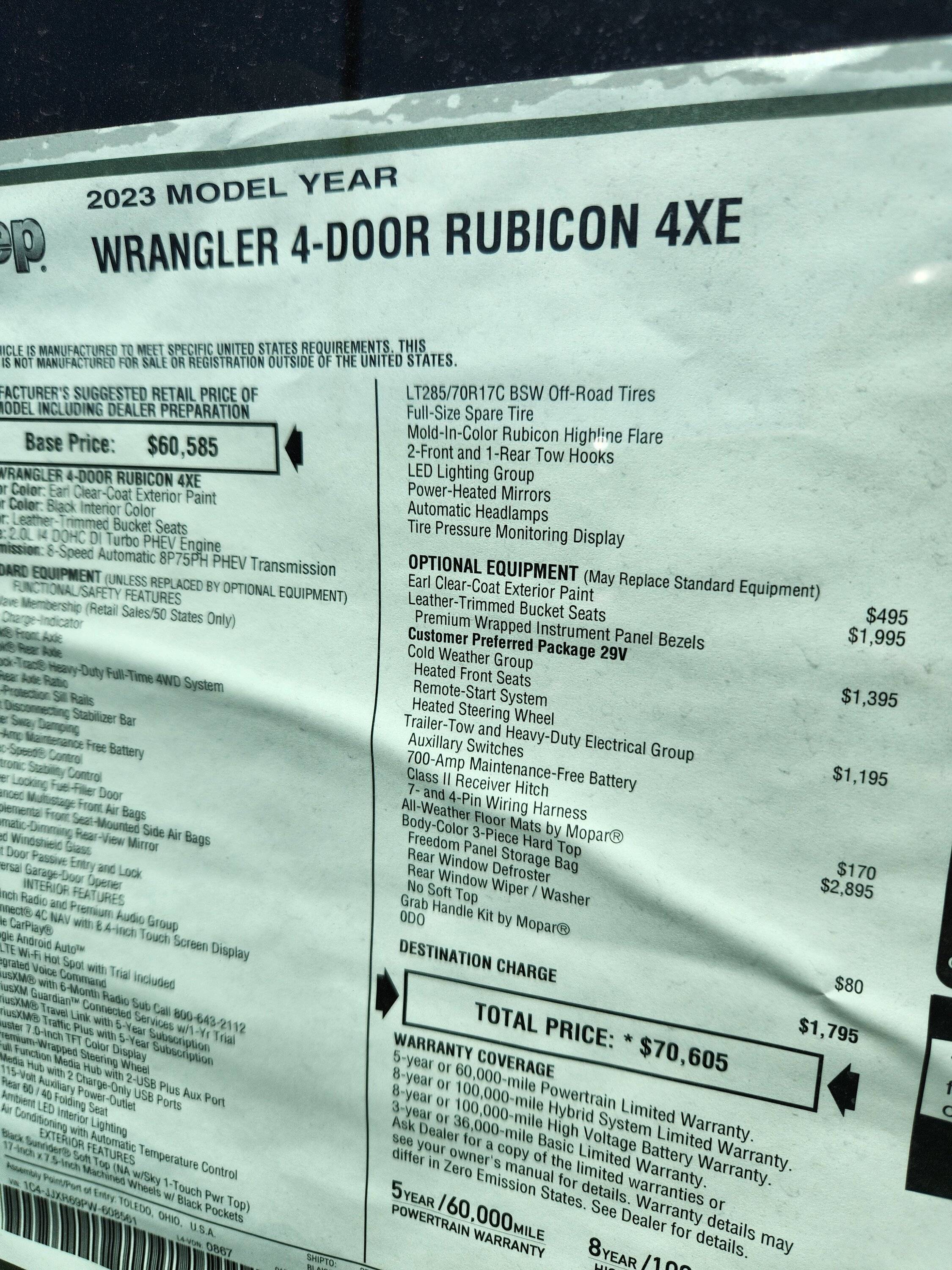 Jeep Wrangler JL 2024 4xe is disappointing... gets no range increase 20230413_130735
