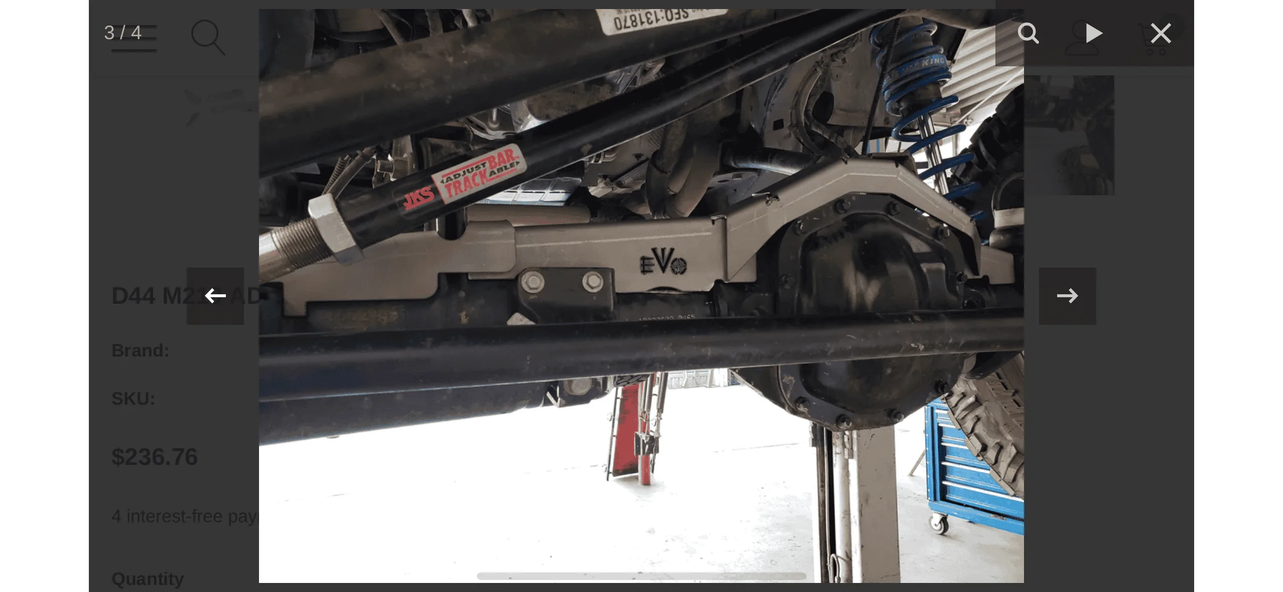 Jeep Wrangler JL Front axle truss options IMG_3017