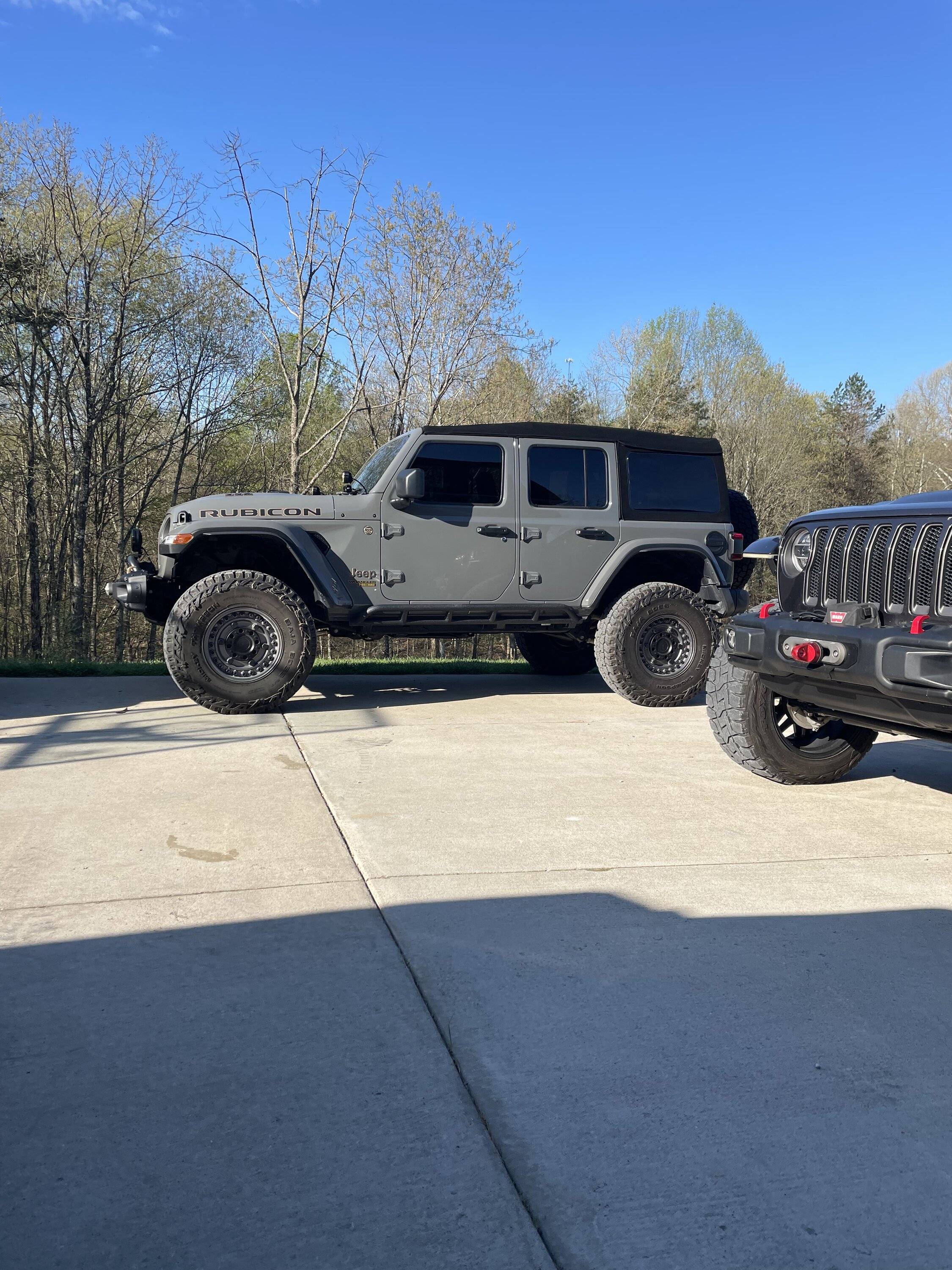 ダイワxウィップラッシュファクトリー 15リョウガ C3000HL シュラプネル Metalcloak 393 front end sag 3.5 lift with winch | Jeep Wrangler