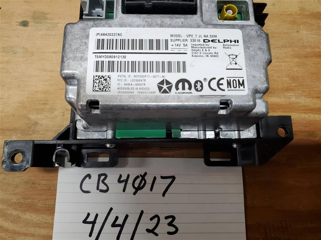 Jeep Wrangler JL 7" Uconnect with Sirius, bezel, unlock code. HVAC controls.  Prices lowered. 20230404_133048 (Medium)