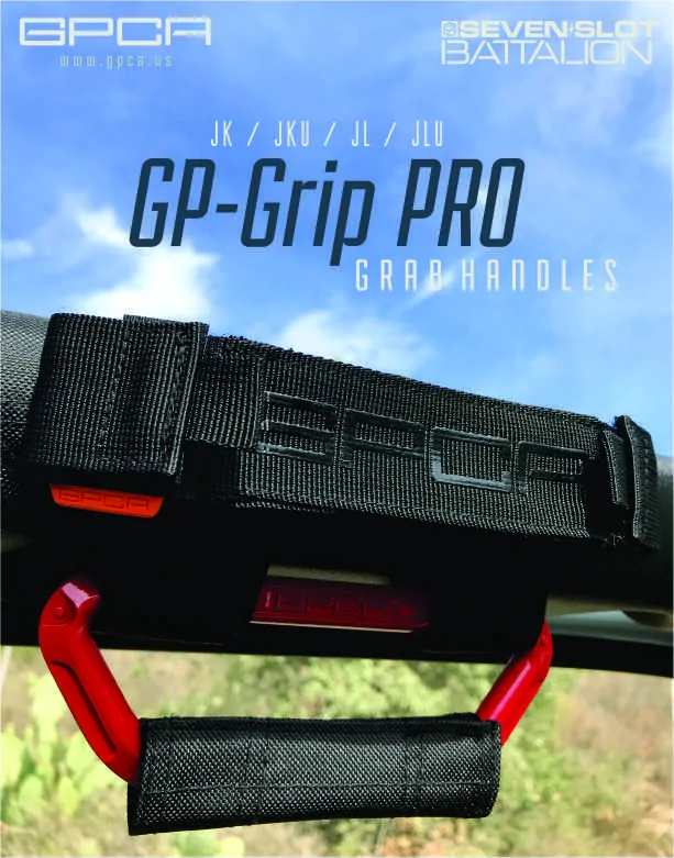 Jeep Wrangler JL Low Profile Grab Handles jku_gpca