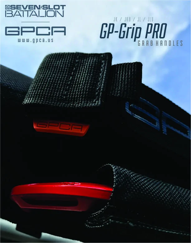Jeep Wrangler JL Low Profile Grab Handles jku_gpca2