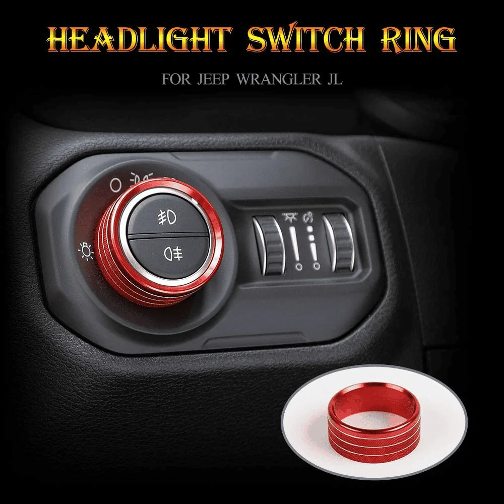 Jeep Wrangler JL Headlight Switch and lighted exterior mirrors 1682008157320