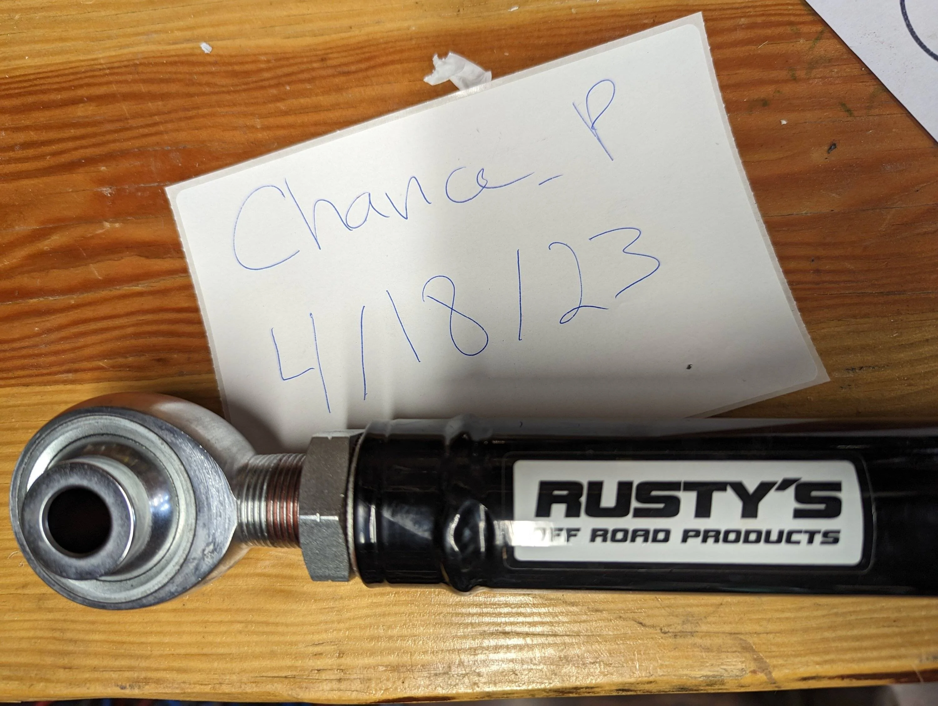 Jeep Wrangler JL Rusty's front track bar. $160 shipped PXL_20230418_232810281