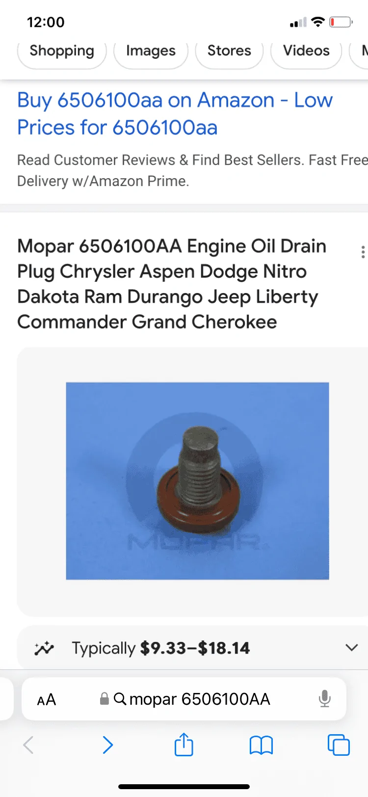 Jeep Wrangler JL Any know the 392 oil drain plug torque spec? 01C62806-CDF6-4BF5-8D25-460144EBAAD3