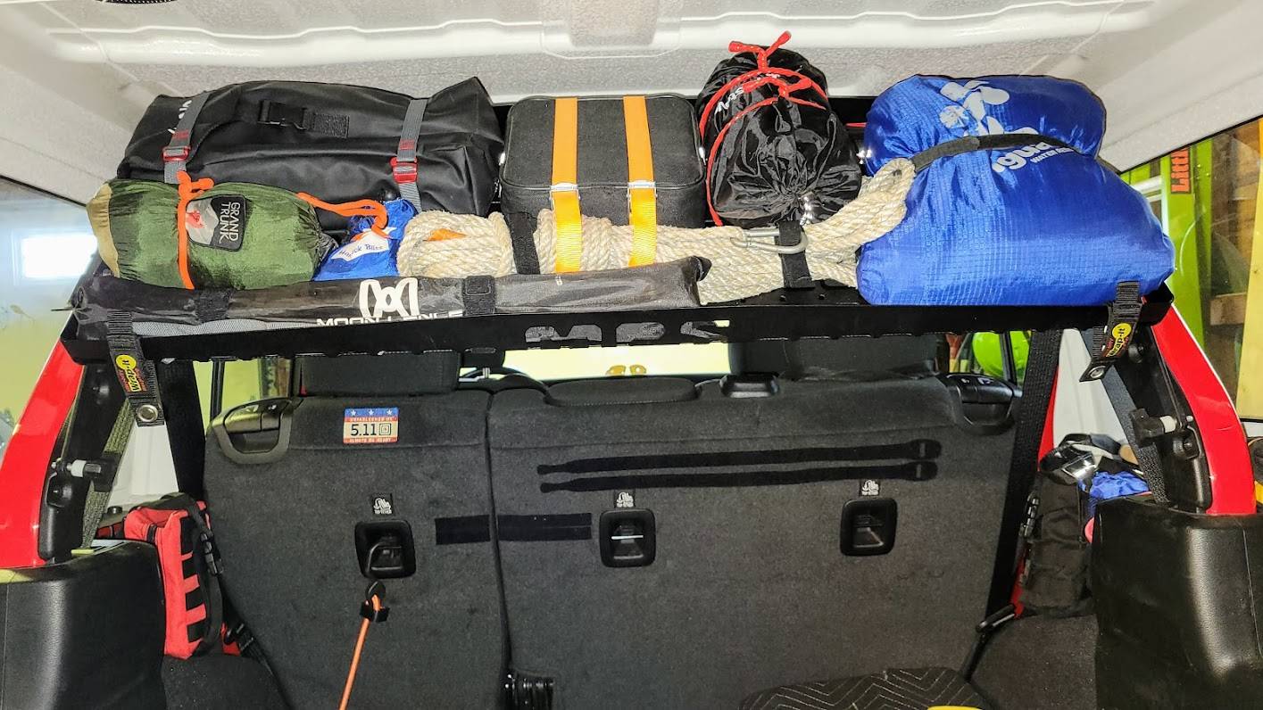 Jeep Wrangler JL JLU Rear Deck Storage 20220122_123933