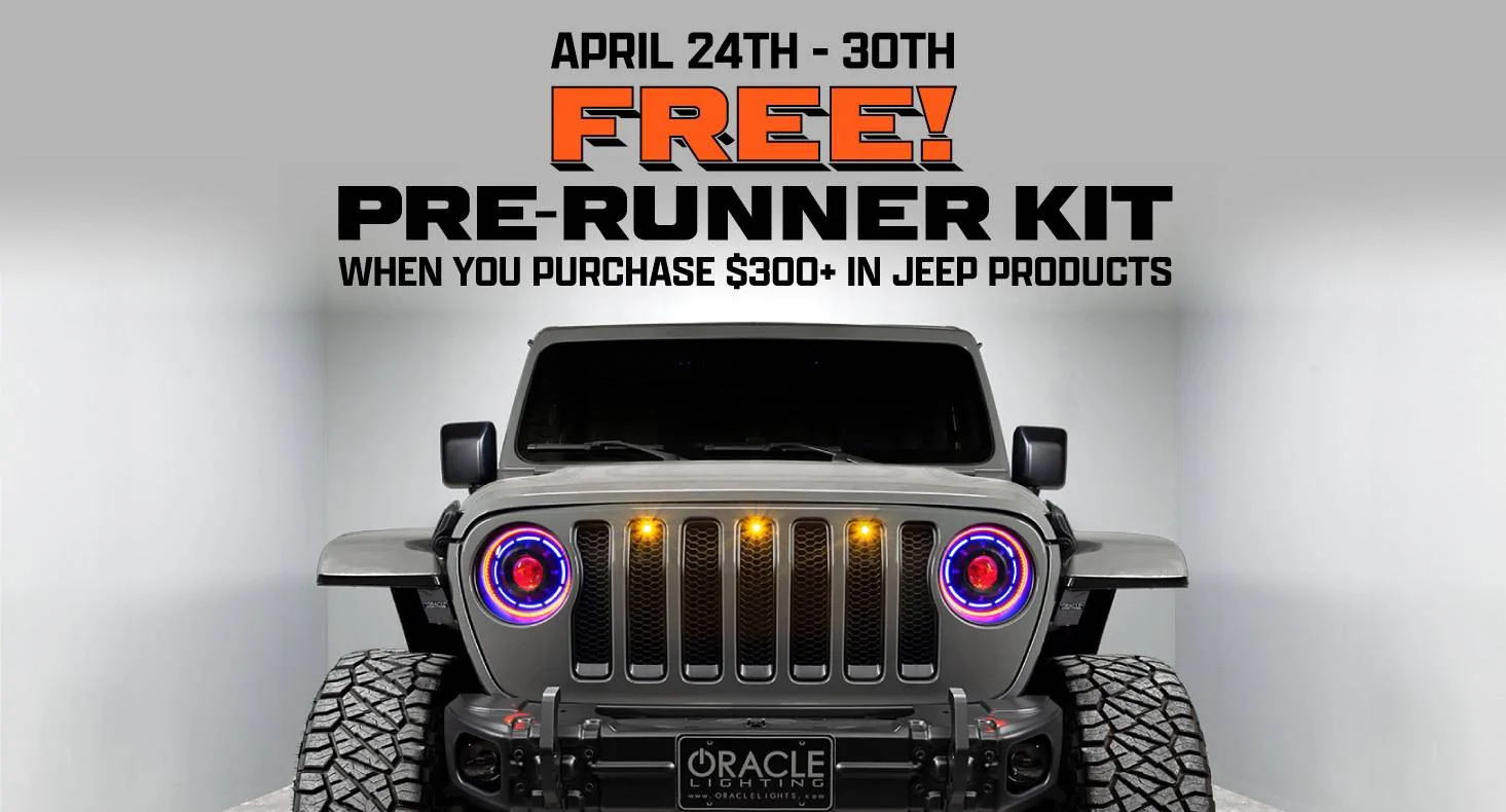Jeep Wrangler JL ORACLE LIGHTING: ENTER CODE FREEPRERUNNER AT CHECKOUT free-prerunner-promo-JLforum