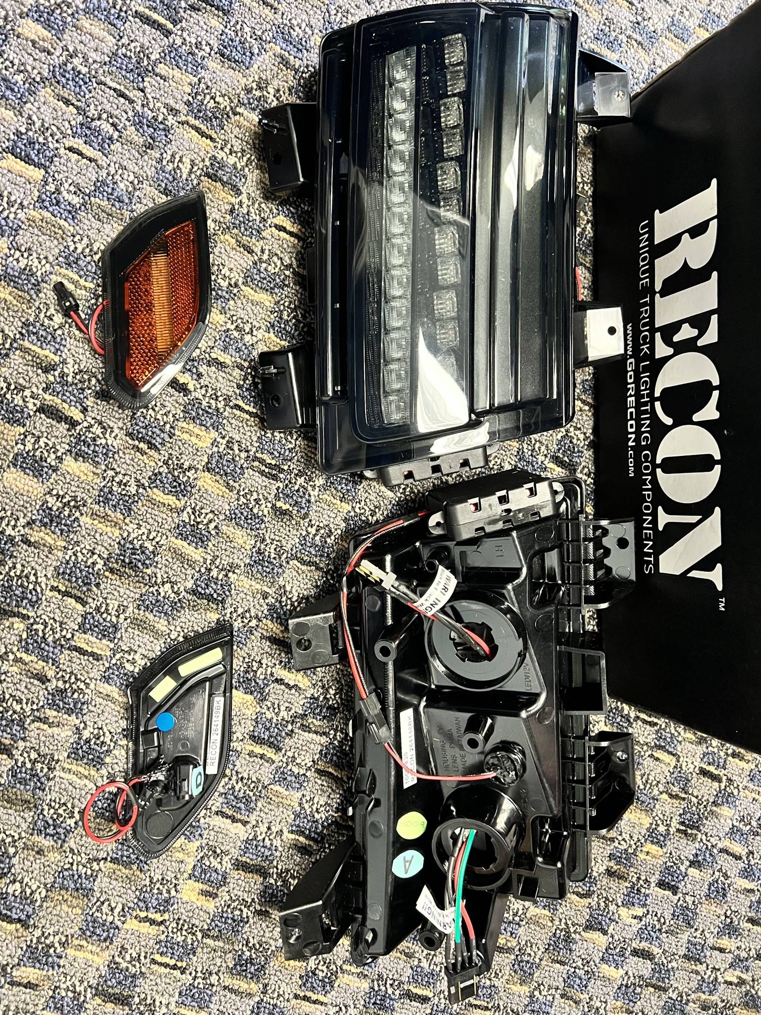 Jeep Wrangler JL RECON Fender Light OLED DRL Smoked $300.00 shipped IMG_8283.JPEG