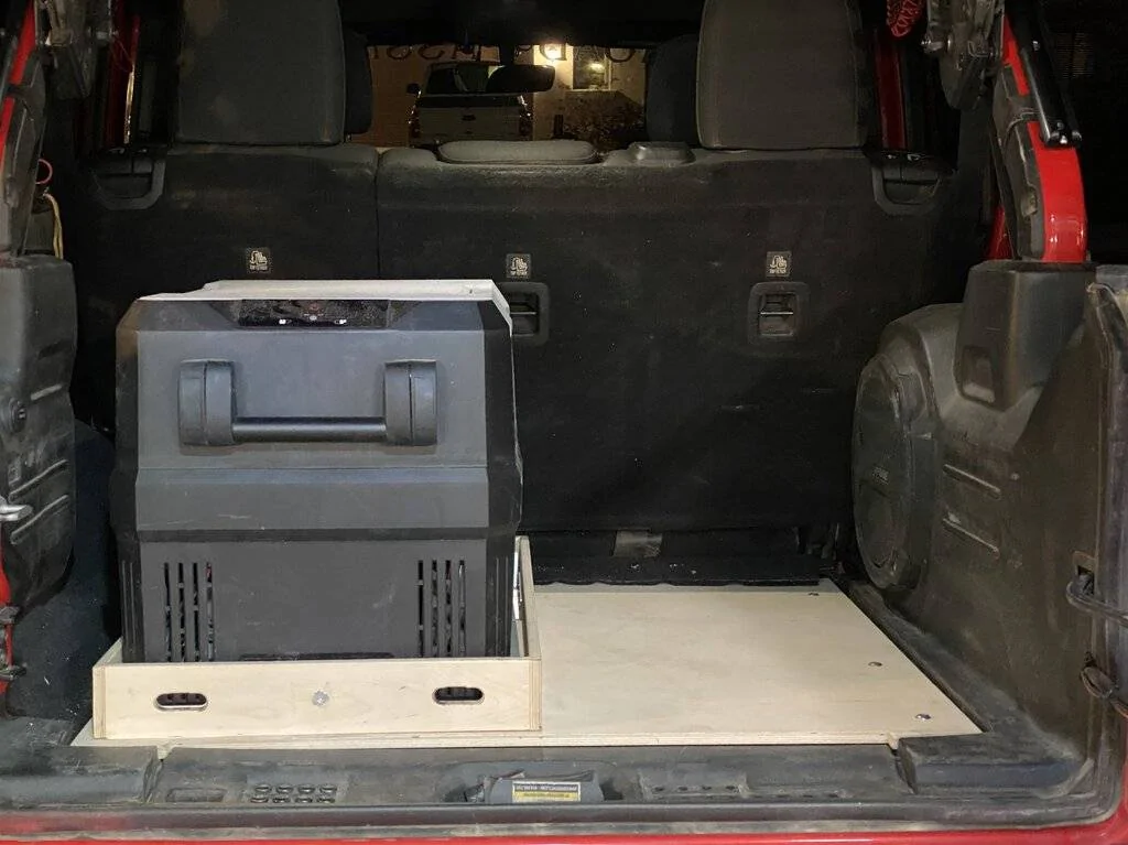 Jeep Wrangler JL A DIY Solution for Soft Tops: Fridge Slide, Drawer System & Sleeping Platform 512393e615cd0958d38a00dfb0dcc472618ee650f4350883d8