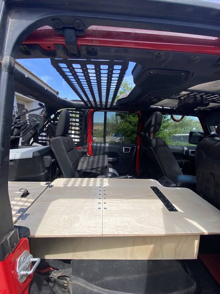 Jeep Wrangler JL A DIY Solution for Soft Tops: Fridge Slide, Drawer System & Sleeping Platform 58cddc44e027fb351fd5bc33b8e379cfadfef7bbec2ef91ebd