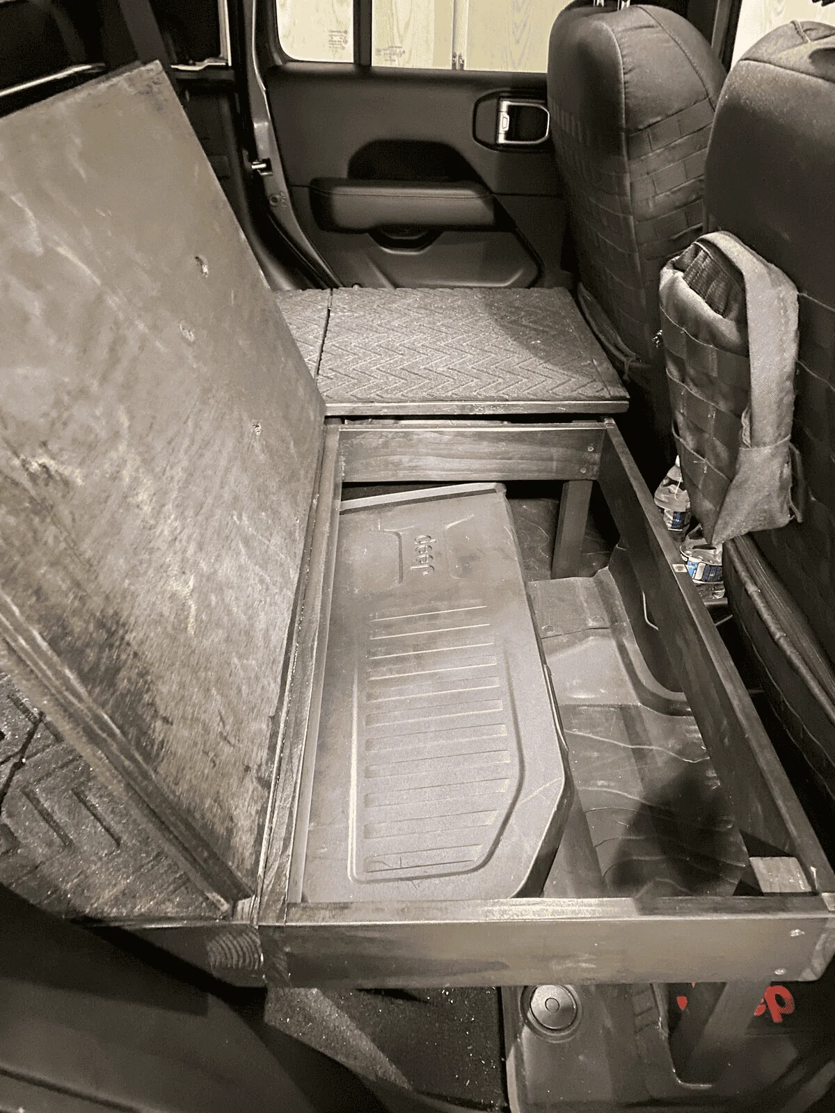 Jeep Wrangler JL JLU Rear Seat Delete ($125 in materials) 1682900858477
