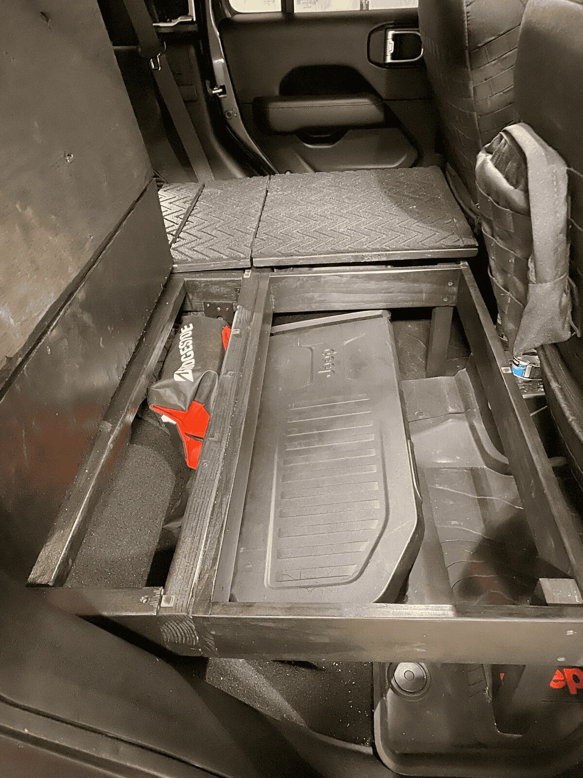 Jeep Wrangler JL JLU Rear Seat Delete ($125 in materials) 1682900913729