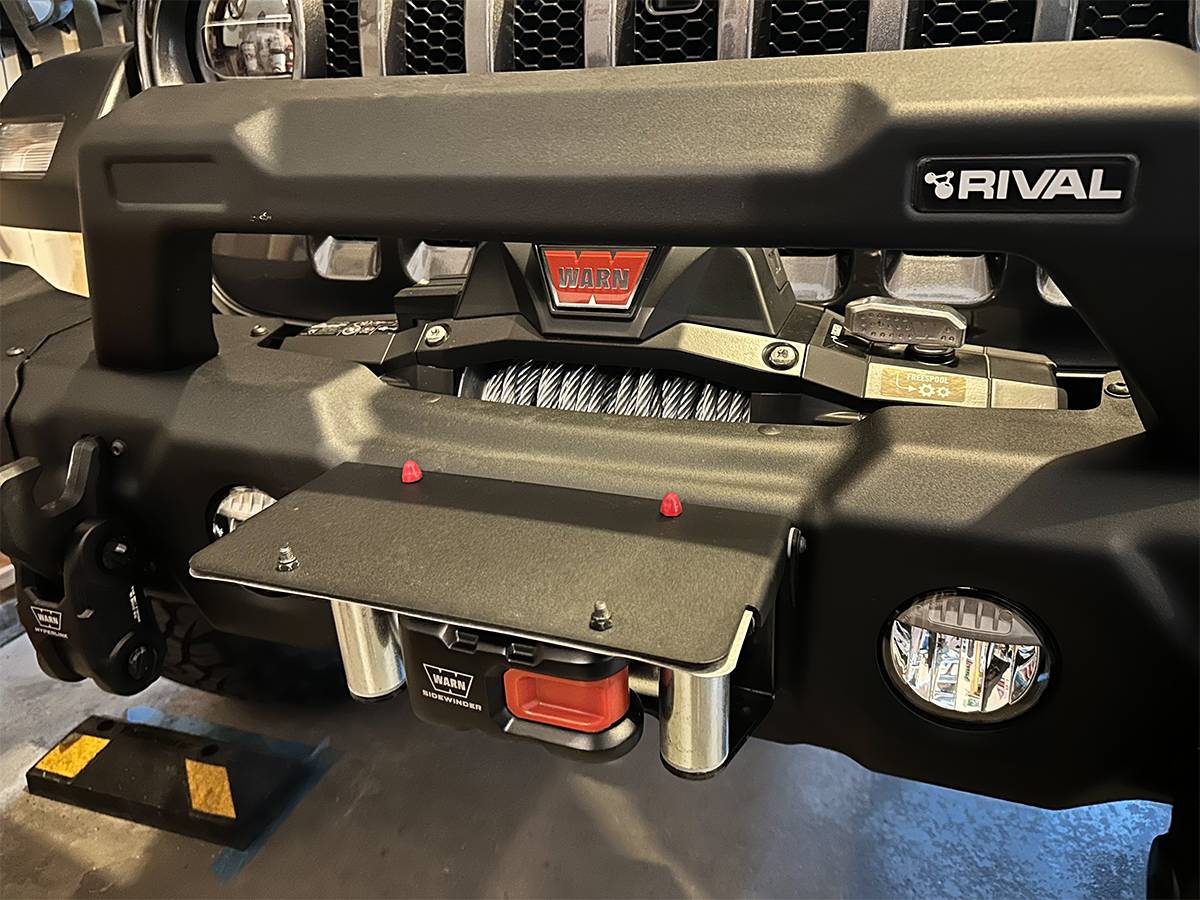 Jeep Wrangler JL Maximus 3 Stealth License Plate Bracket License Plate-down
