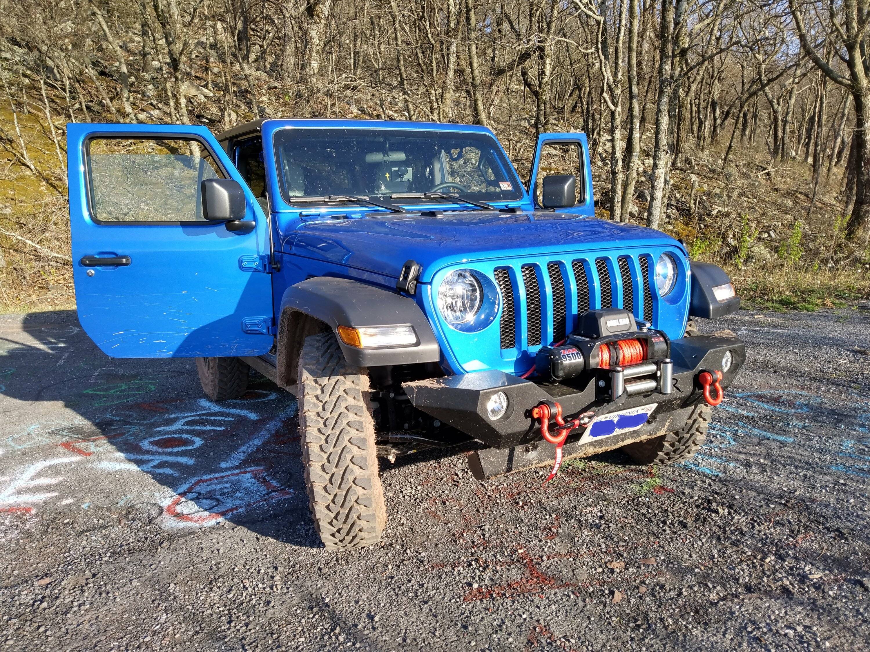 Jeep Wrangler JL Maximus 3 Stealth License Plate Bracket IMG_platemountHDR