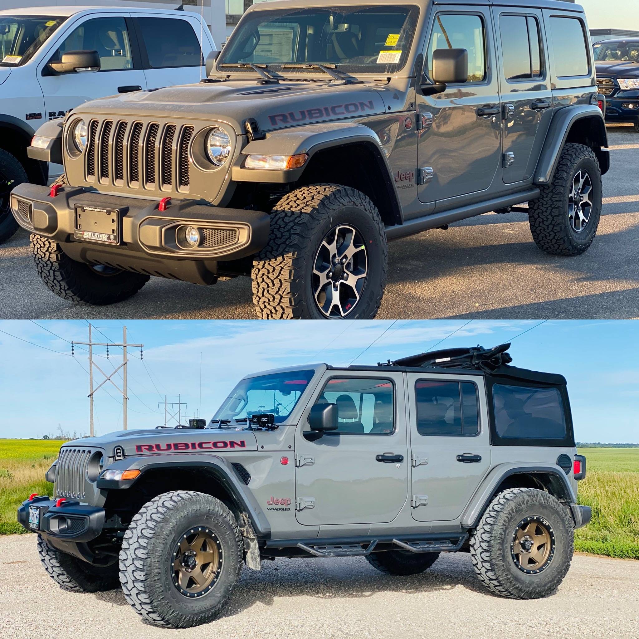 Jeep Wrangler JL Share your stock Jeep vs. your Jeep post mods ☺️✌️ -- Before & After thread 535B03A5-DEEB-433A-9A58-1D58F00D7DA0