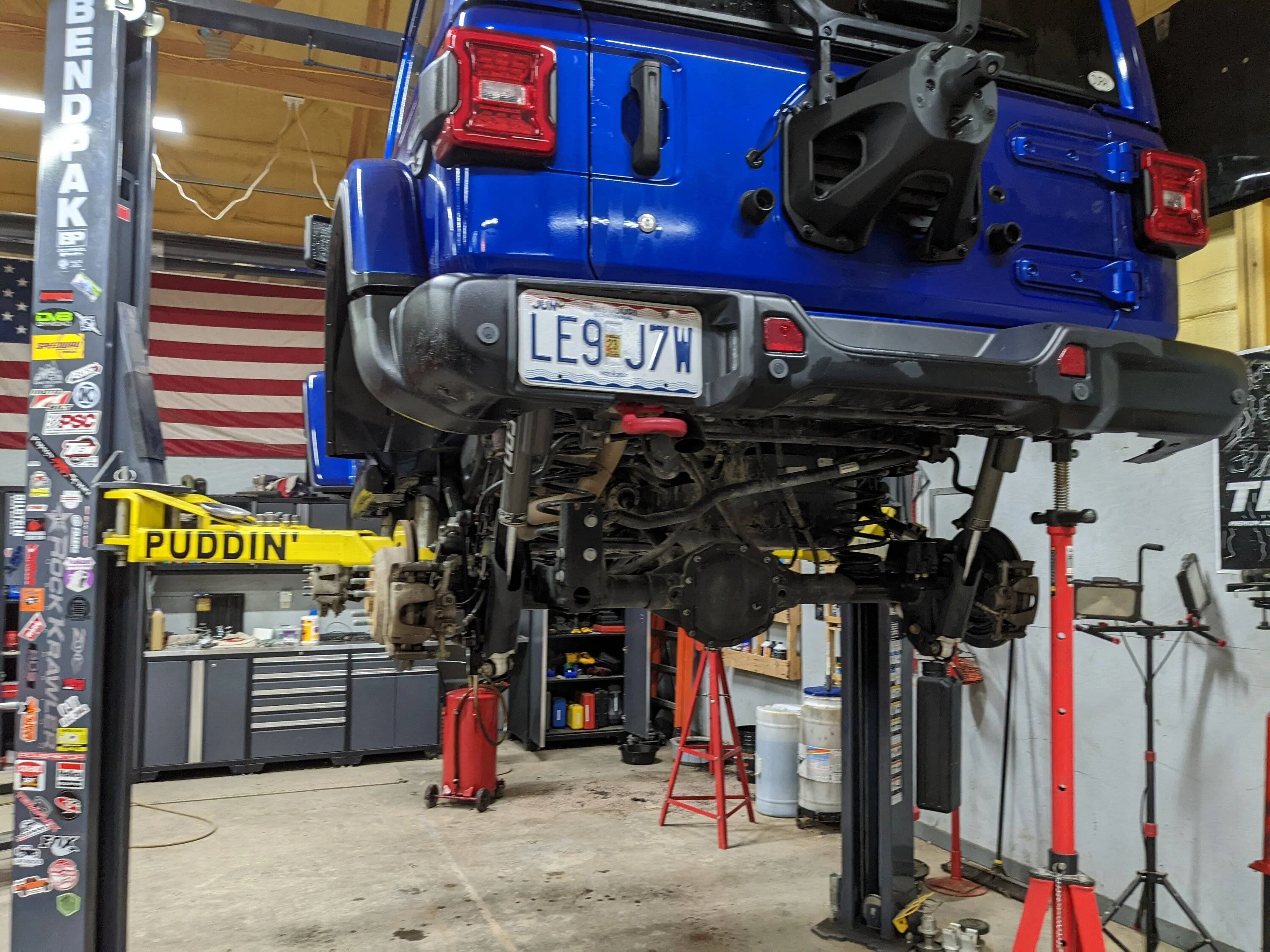 Jeep Wrangler JL 2 door Ocean Blue Rubicon build. PXL_20220521_145628867
