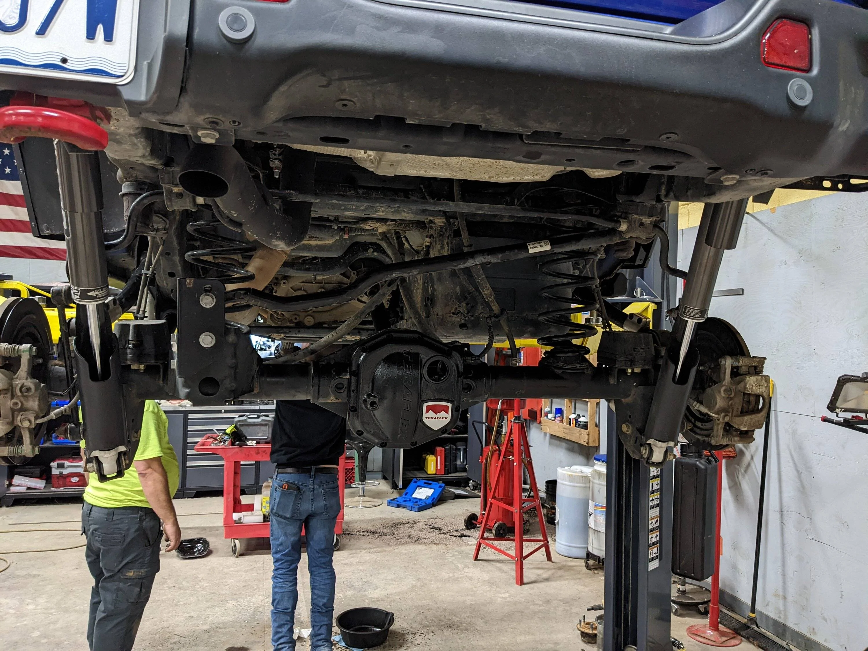 Jeep Wrangler JL 2 door Ocean Blue Rubicon build. PXL_20220522_005015110