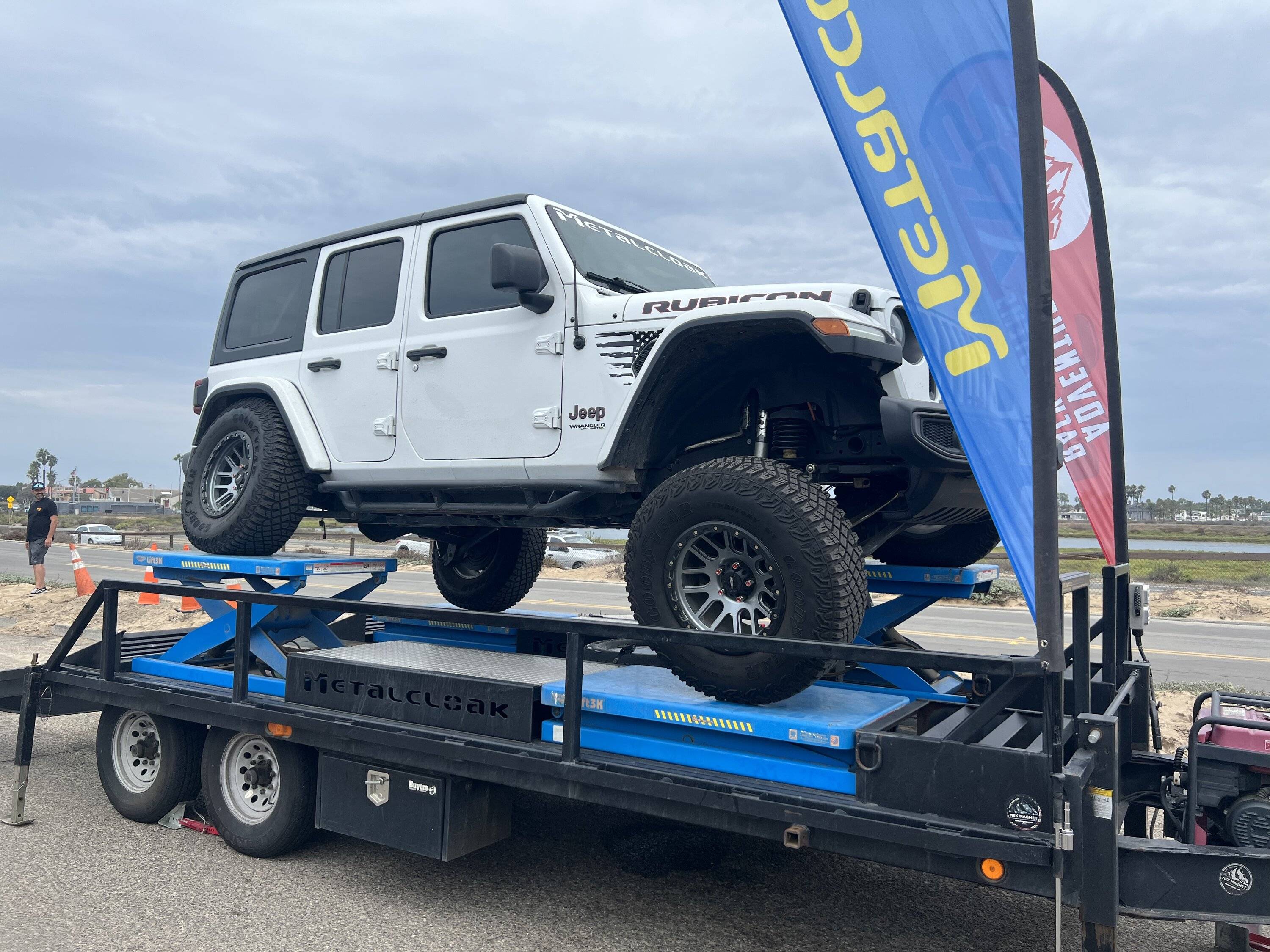 Jeep Wrangler JL Metal Cloak GameChanger Lift - Flex Testing  @ Overbuilt Customs Jax FL JLUR CTI
