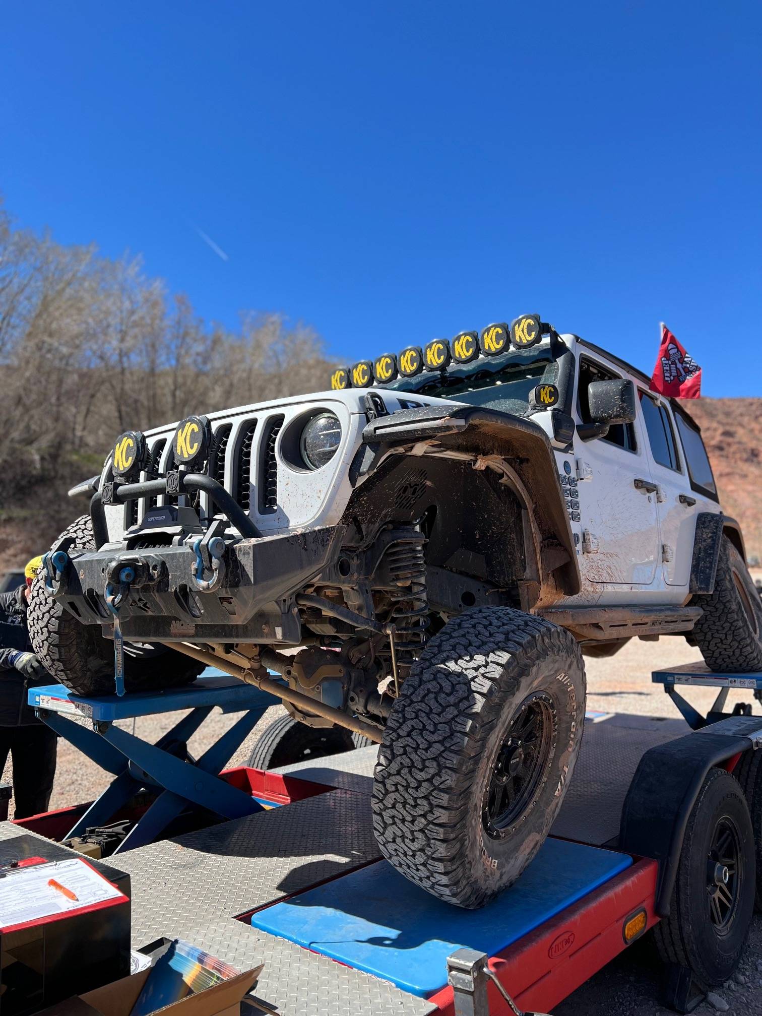 Jeep Wrangler JL Metal Cloak GameChanger Lift - Flex Testing  @ Overbuilt Customs Jax FL IMG_6715