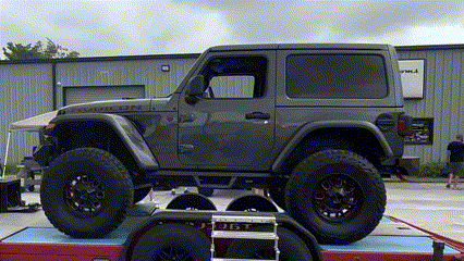 Jeep Wrangler JL Metal Cloak GameChanger Lift - Flex Testing  @ Overbuilt Customs Jax FL 2