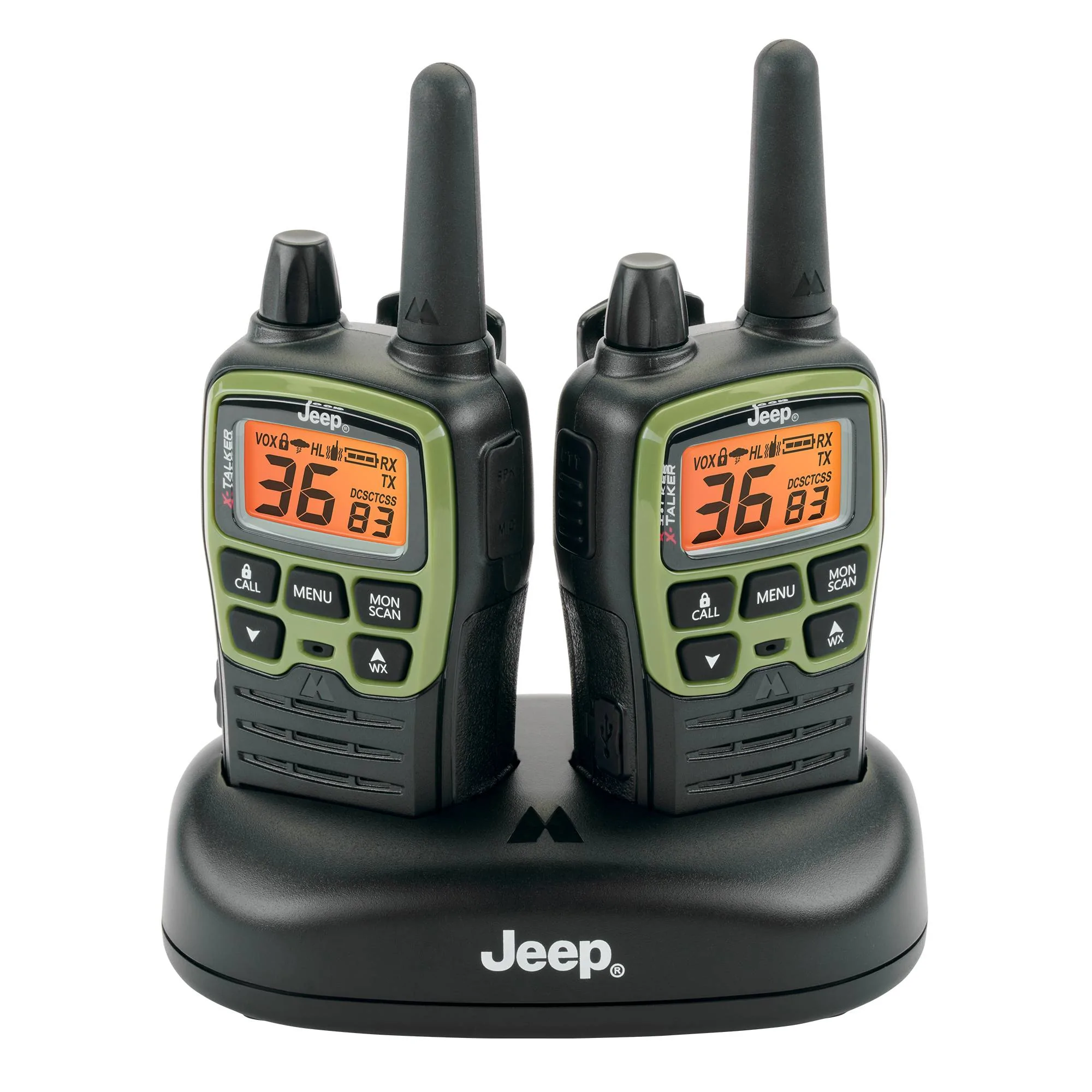 Jeep Wrangler JL Midland and Jeep Collaborate on Midland T77VP5J JEEP X-TALKER Walkie Talkies BU023_144EV